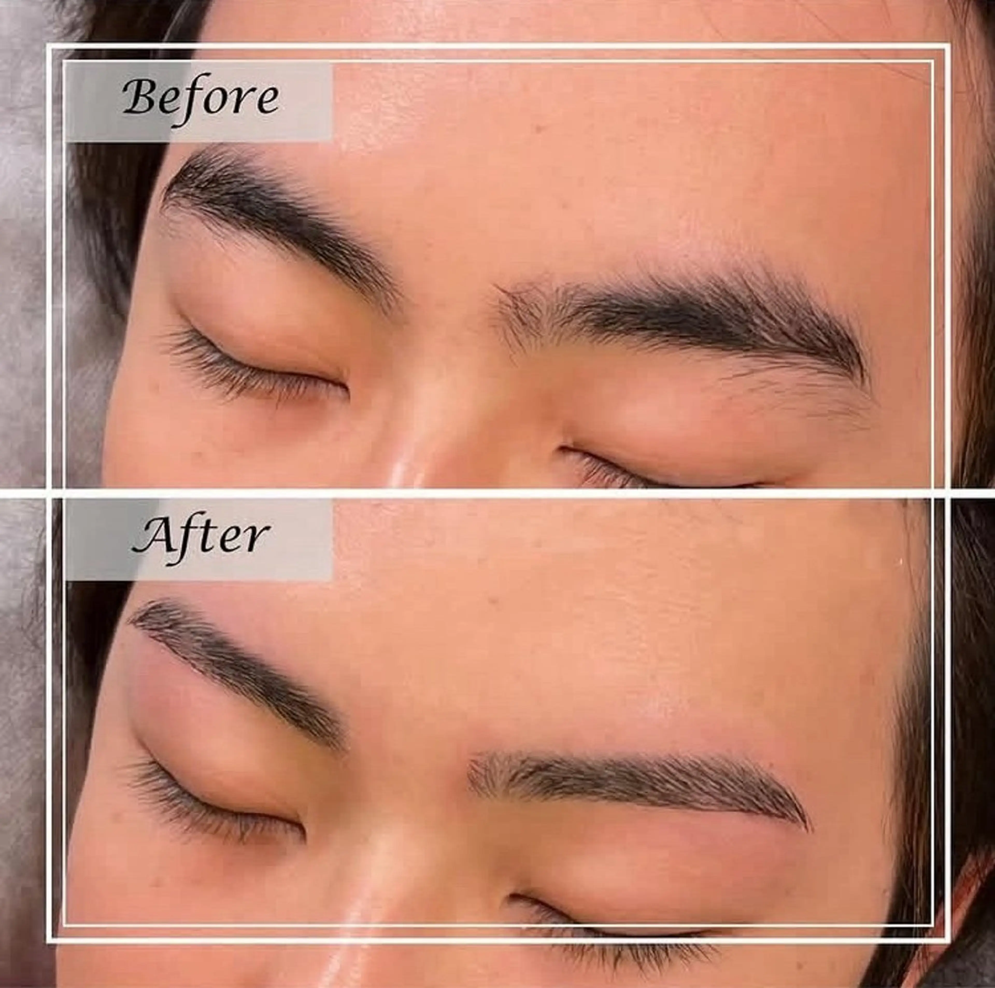 眉WAX脱毛の写真