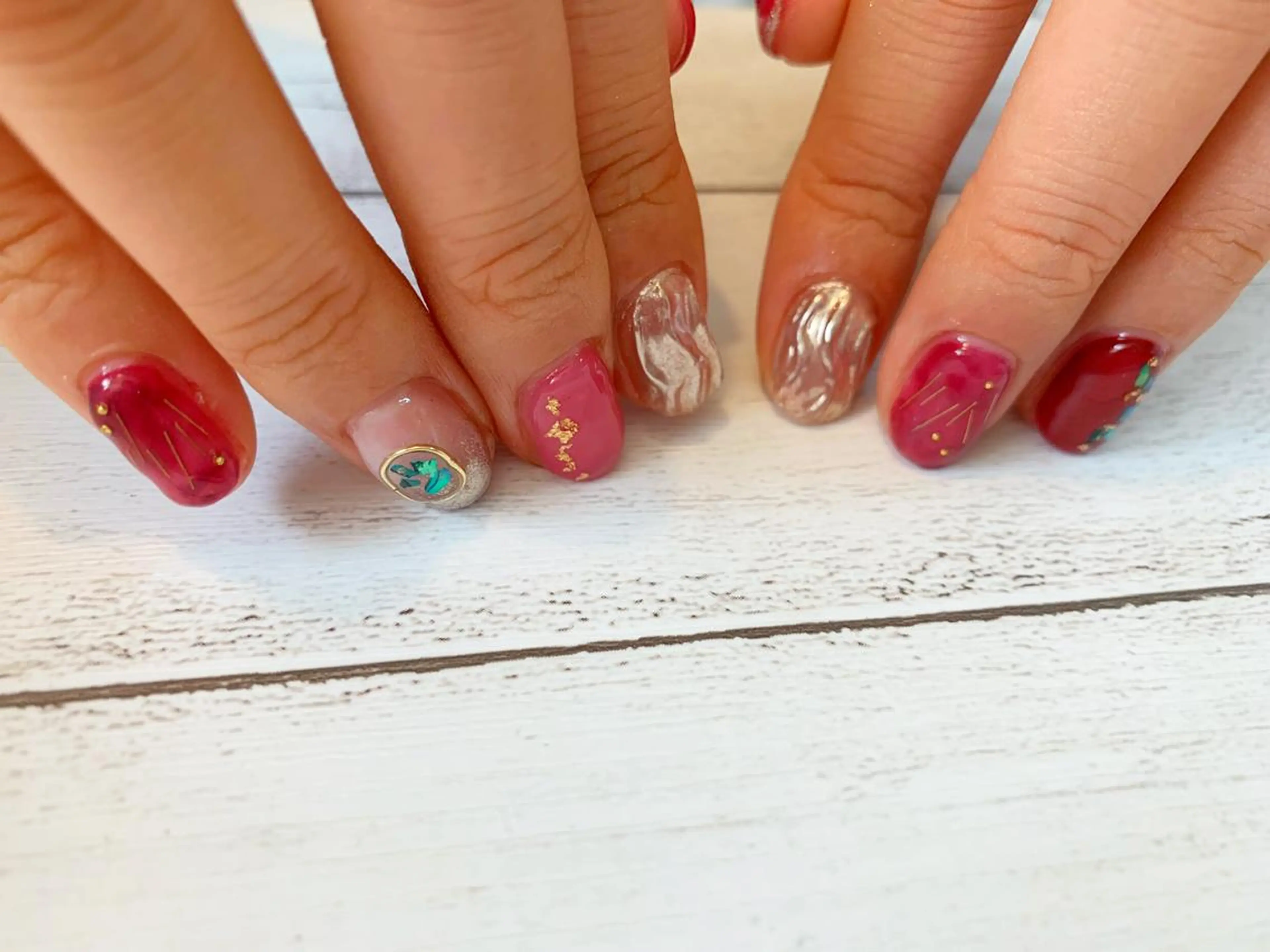 ネイル ハンドネイル GéRanium Harukaのネイルデザイン