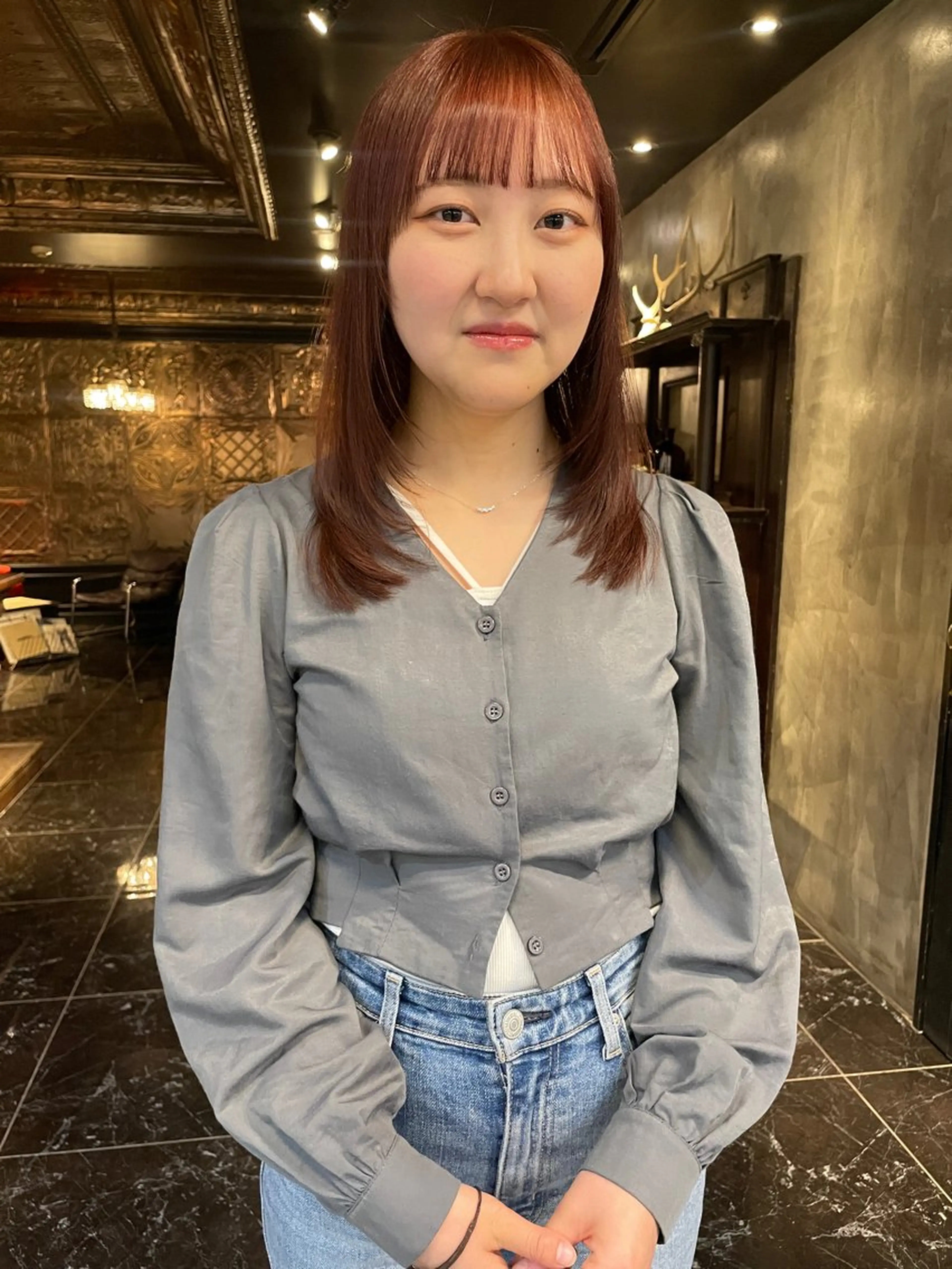 ミディアム カラー カット ヘアカラー トリートメント 似合わせカラー / レイヤーMADOKAのヘアスタイル