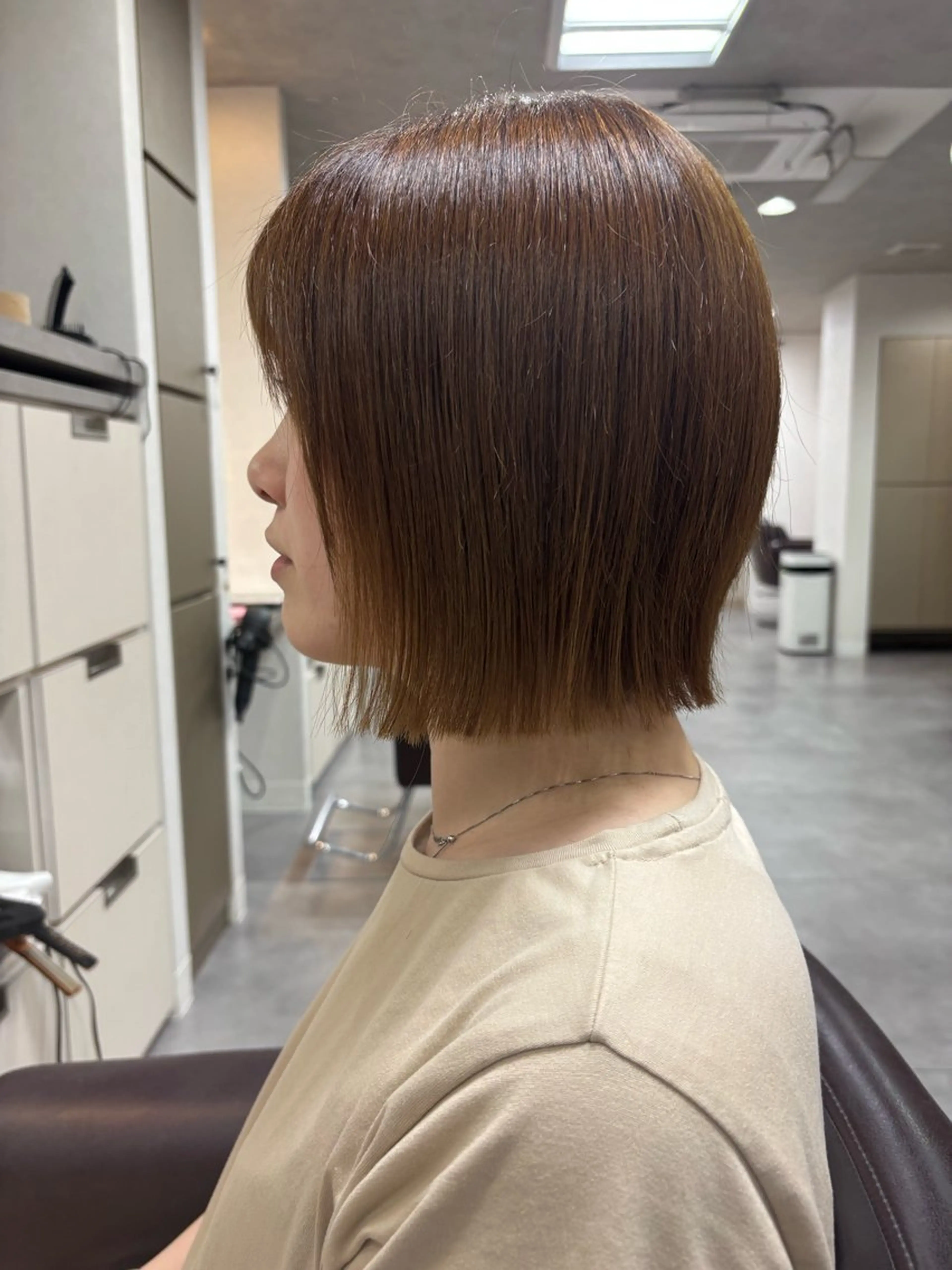 ショート カット ヘアカラー トリートメント 原口 圭織のヘアスタイル