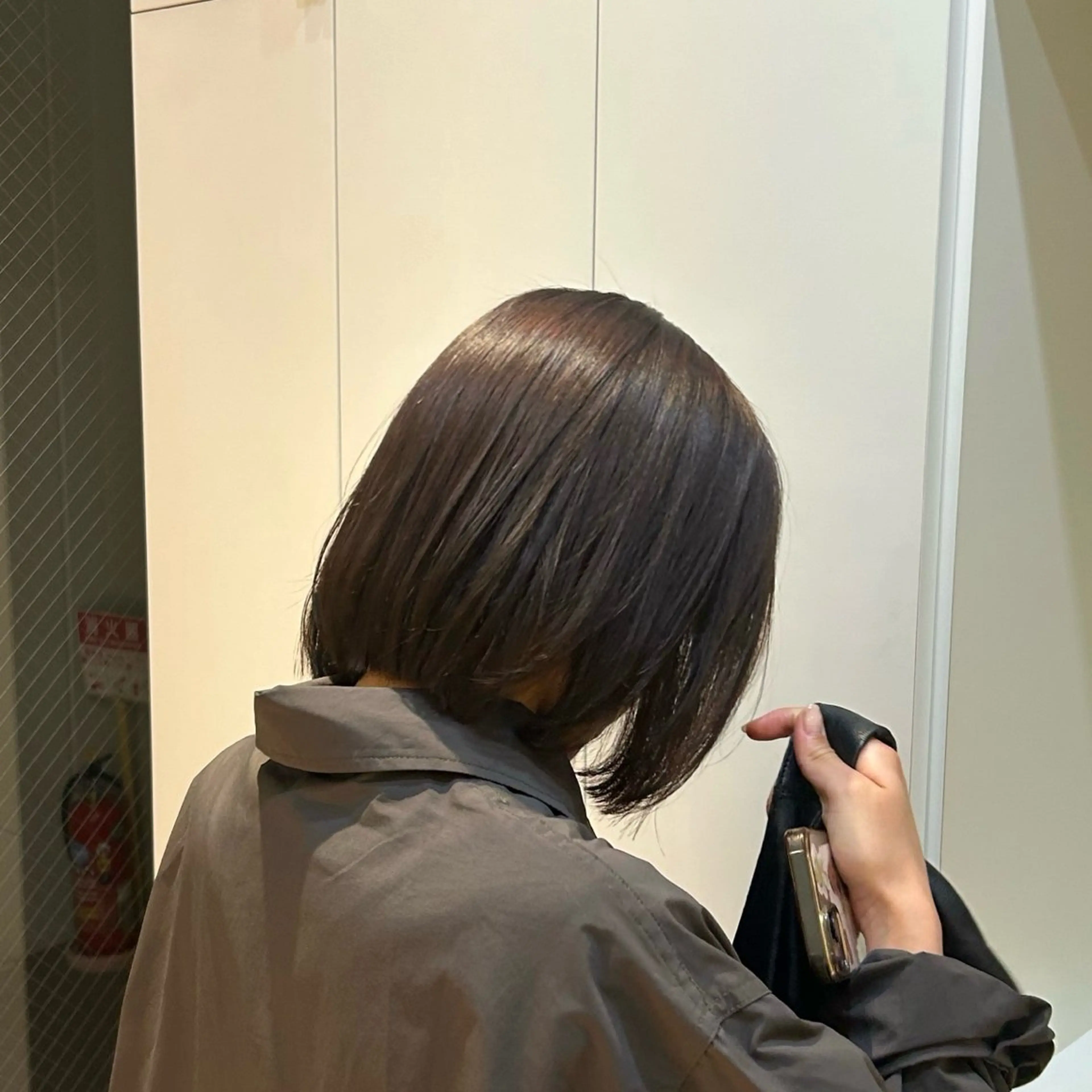 ミディアム カラー サラ艶/韓国ヘア ︎🌟璃奈 (ﾘﾅ)のヘアスタイル