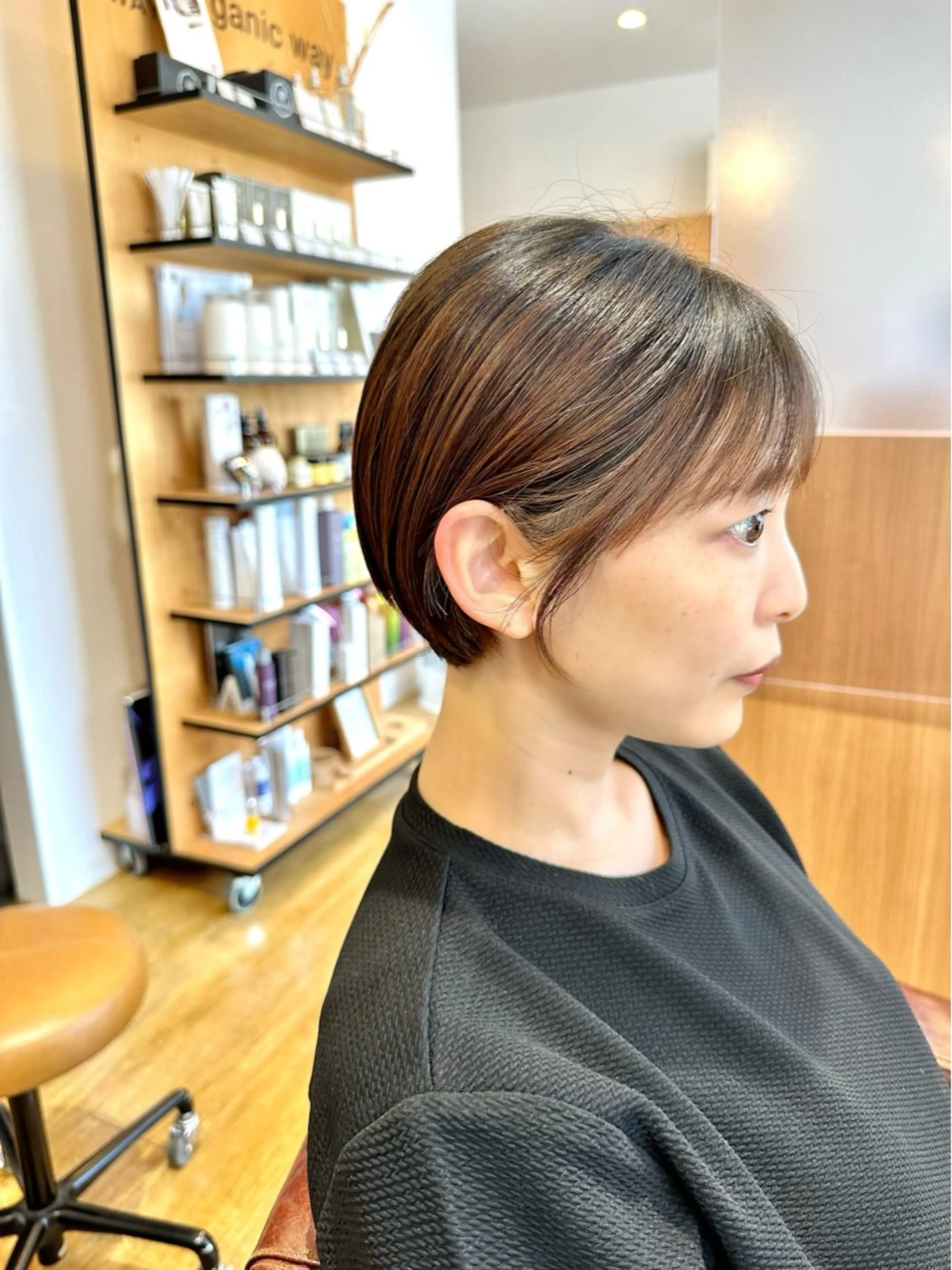 ショート ショートボブ ボブ ショートヘア 前田 加奈子のヘアスタイル