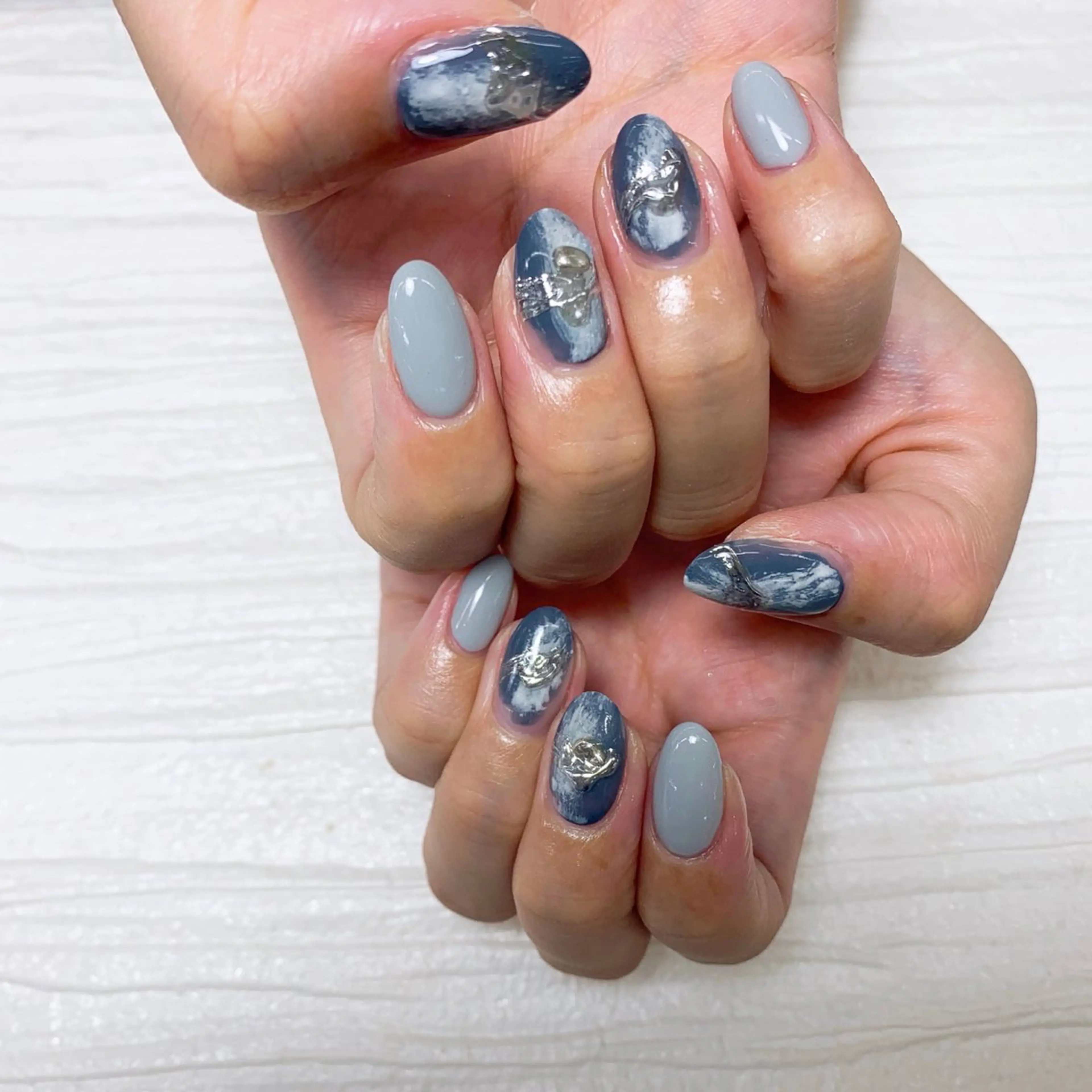 ネイル ⭐︎休業中の練習⭐︎ JNA認定講師髙橋のネイルデザイン