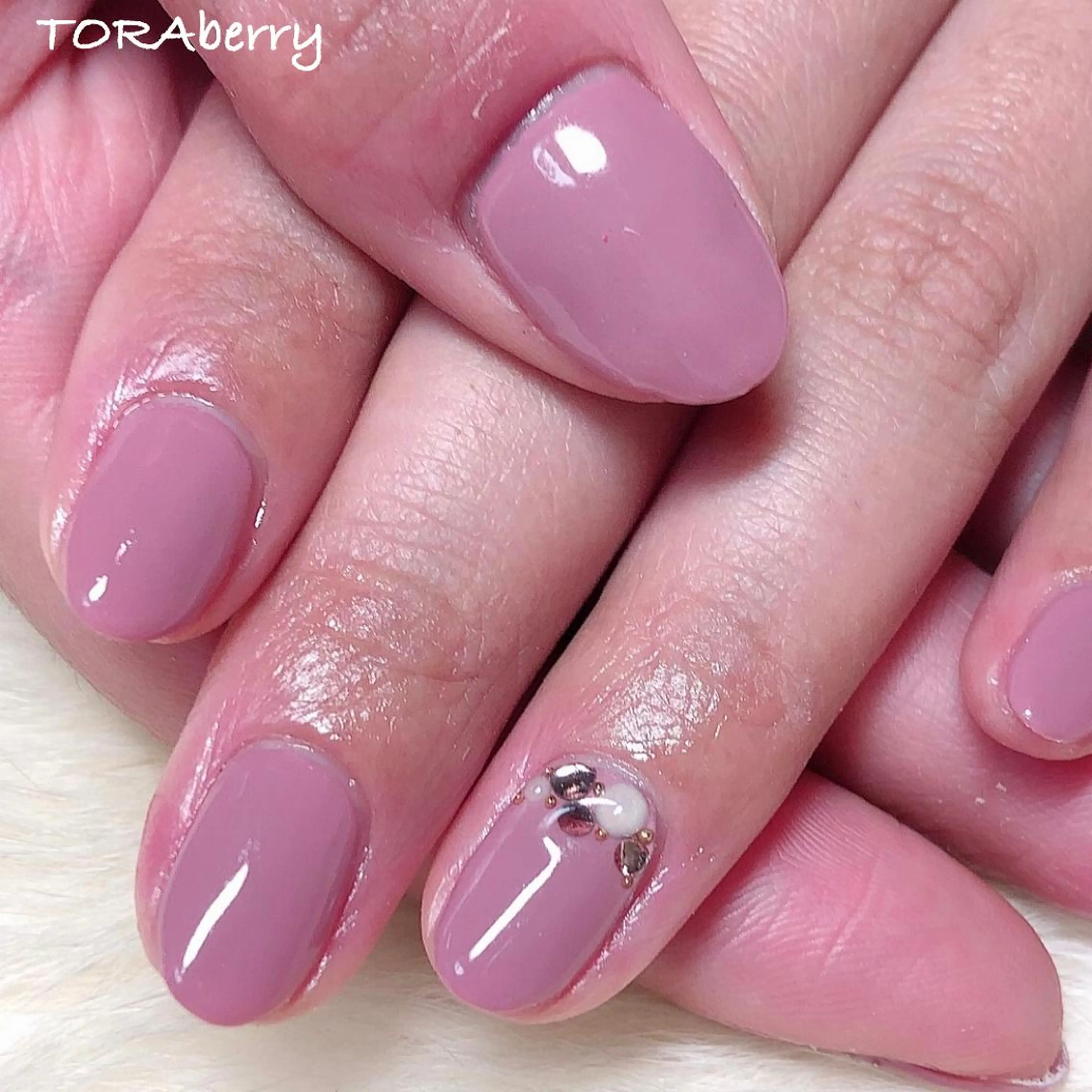 ネイル ピンク ハンドネイル ネイリスト なつみのネイルデザイン