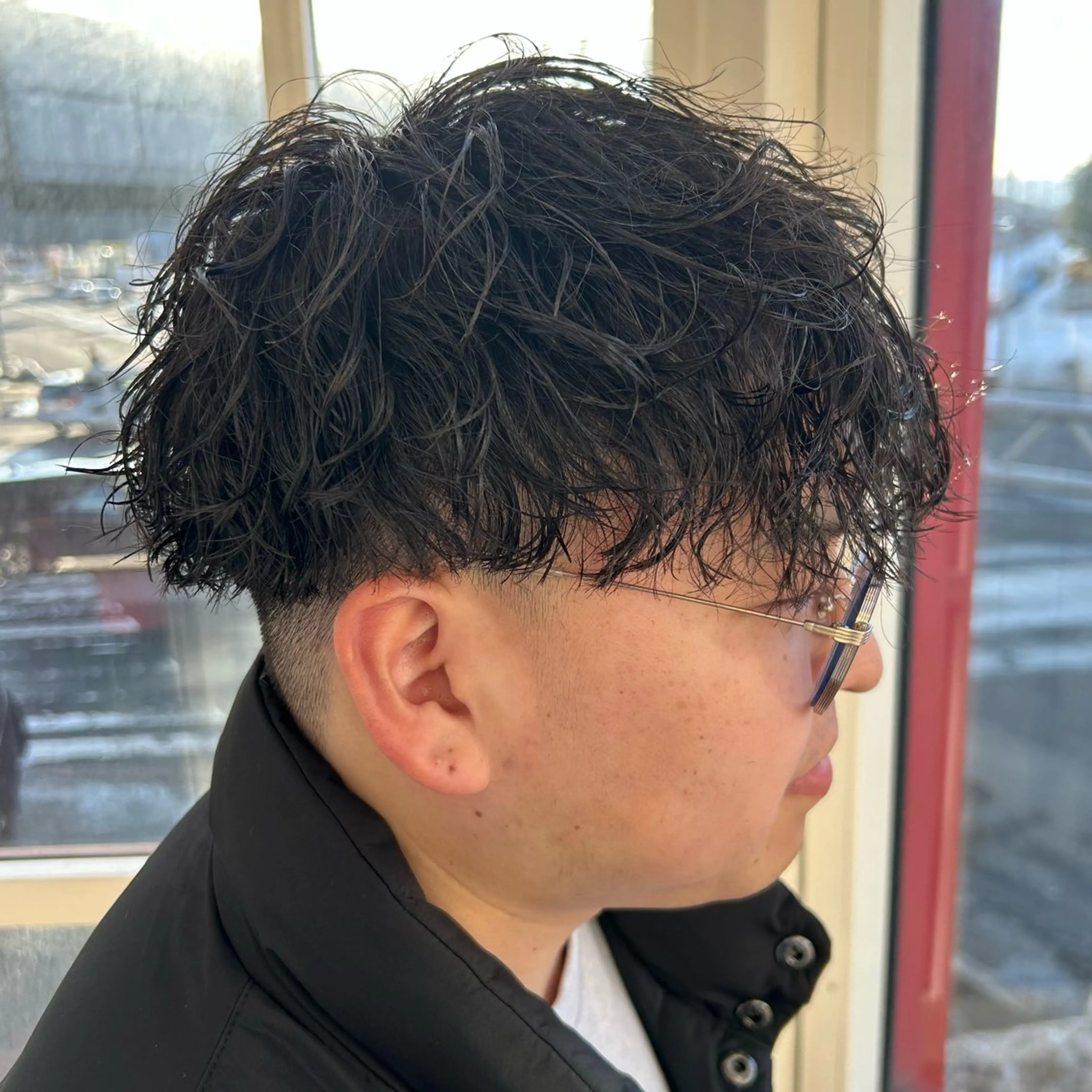 パーマ メンズ フェザーパーマ メンズパーマ 波巻きパーマ カット パーマ メンズパーマ/メンズ カット/たばたよしきのヘアスタイル