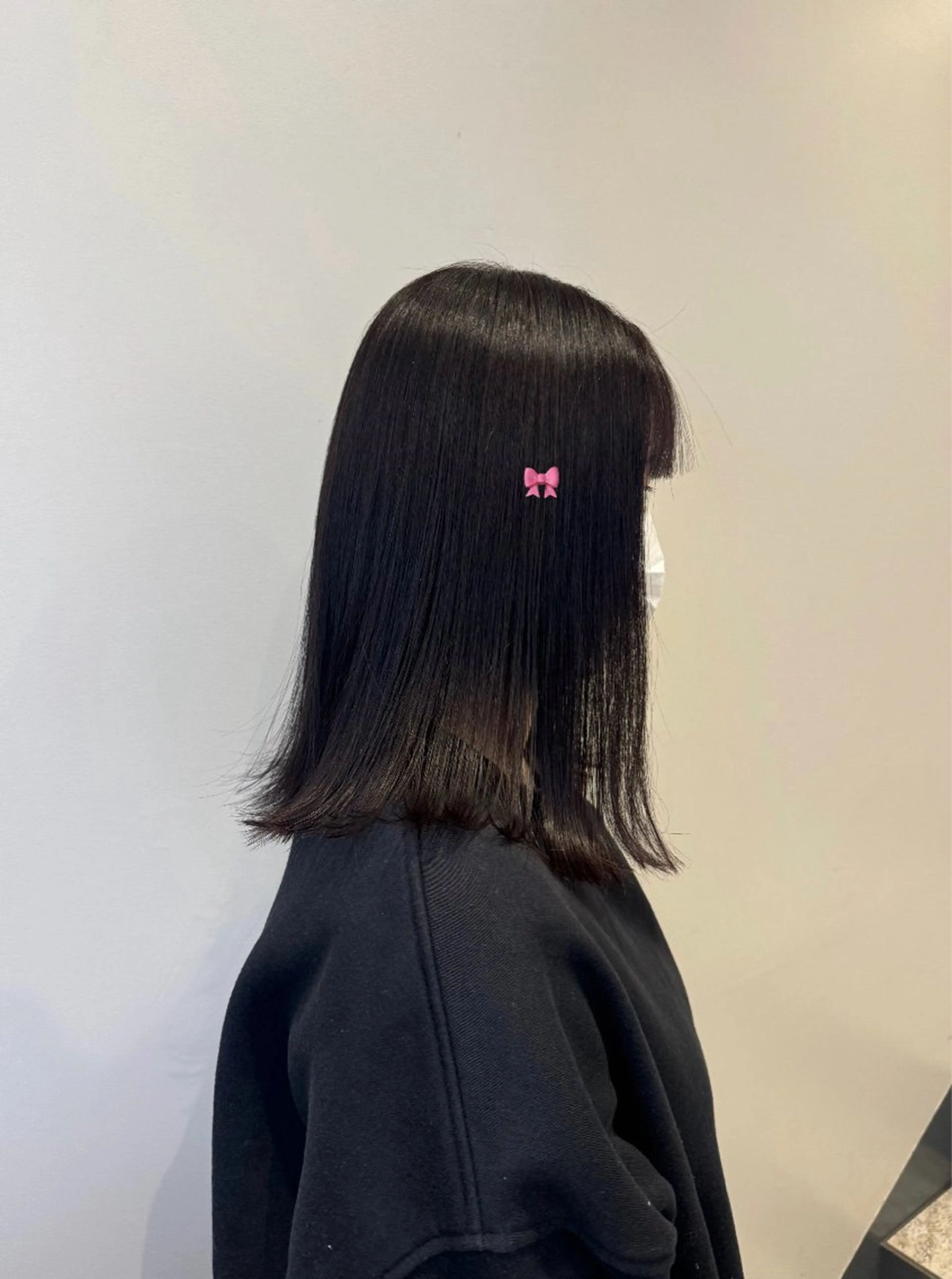 ミディアム 透明感カラー ボブ ミニボブ 颯空🎀のヘアスタイル