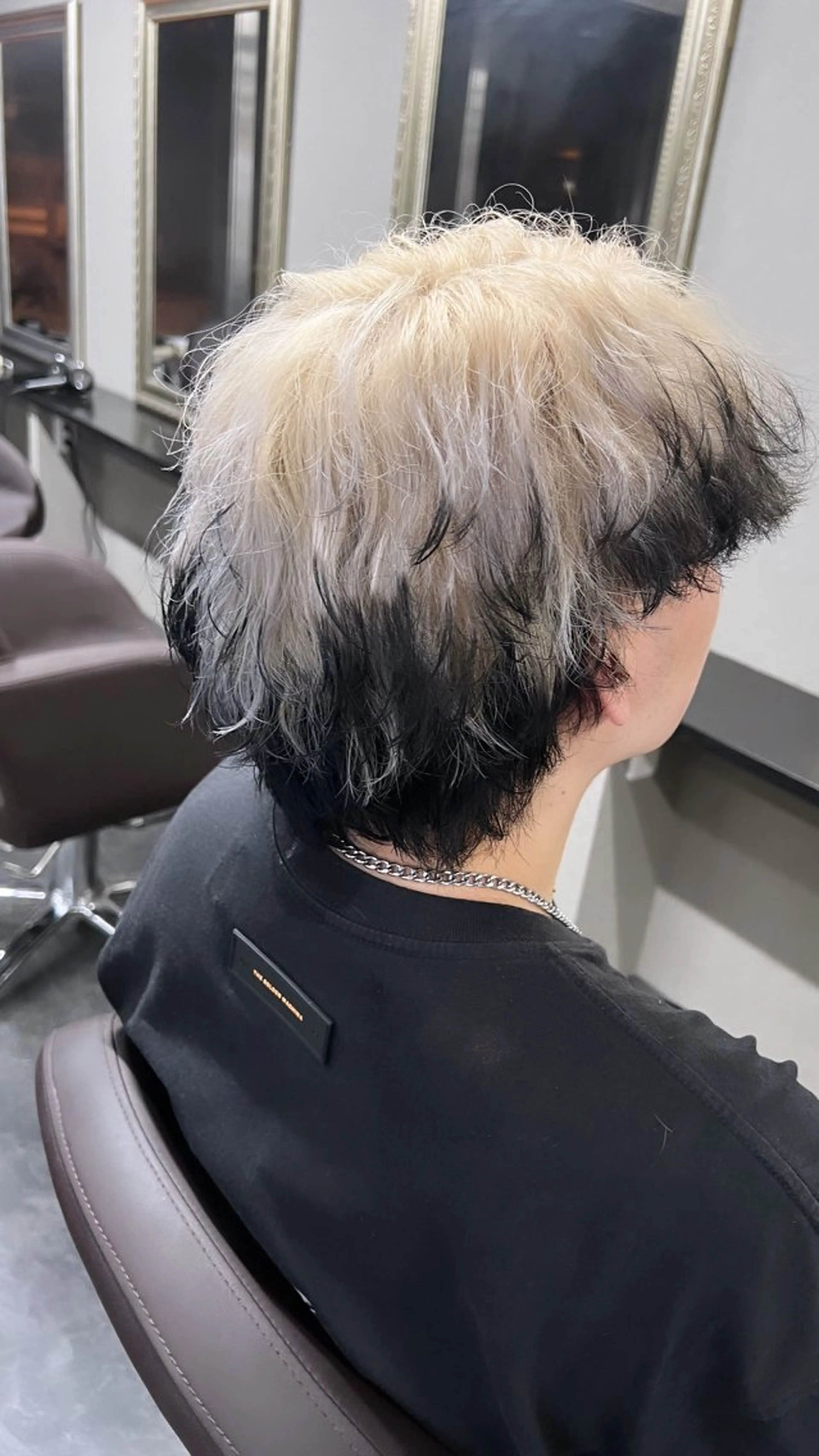 ショート カラー メンズ ヘアカラー ハイトーンカラー 坂本 翼のヘアスタイル