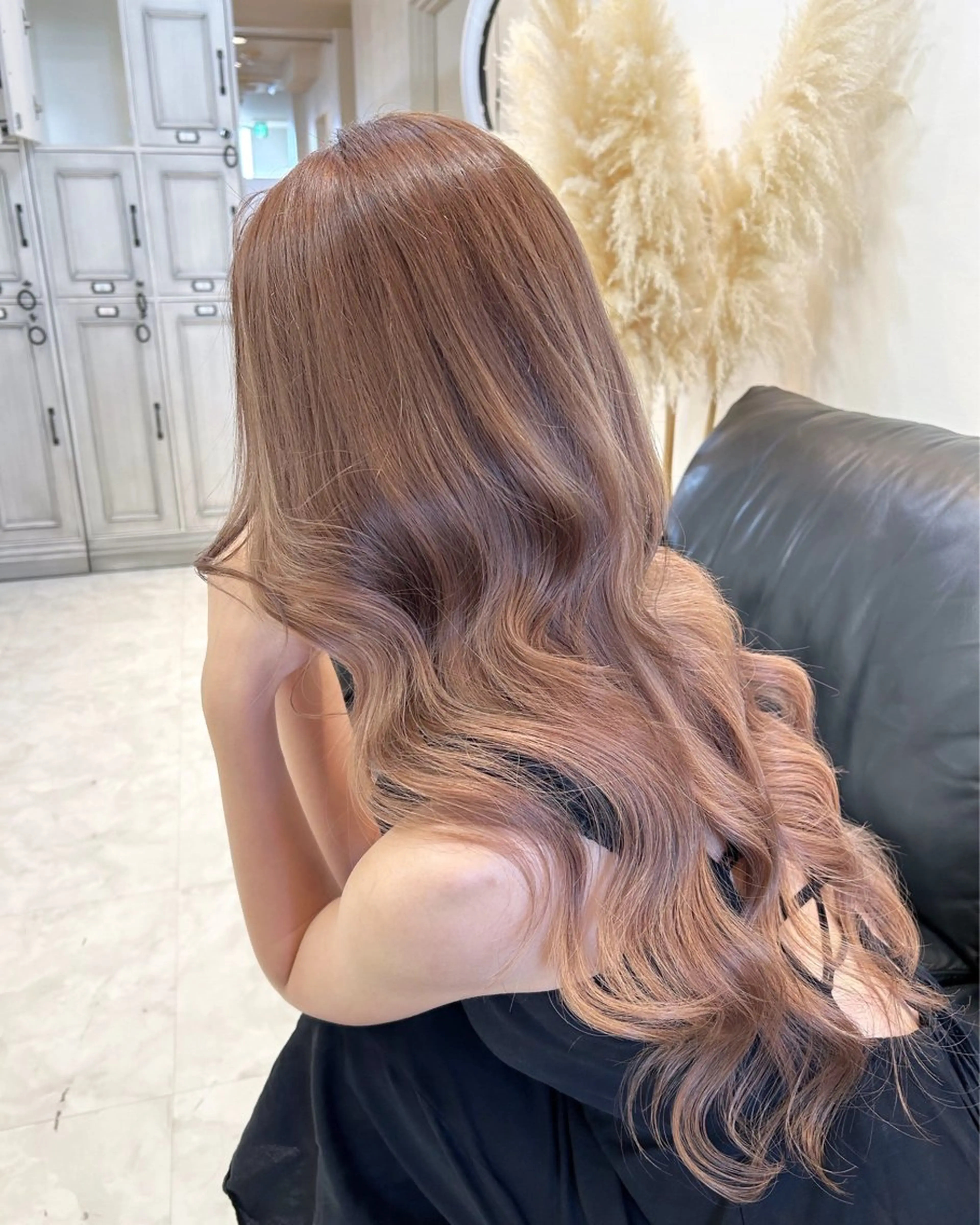 ロング カラー ANKH CROSS 🦋mako🦋のヘアスタイル