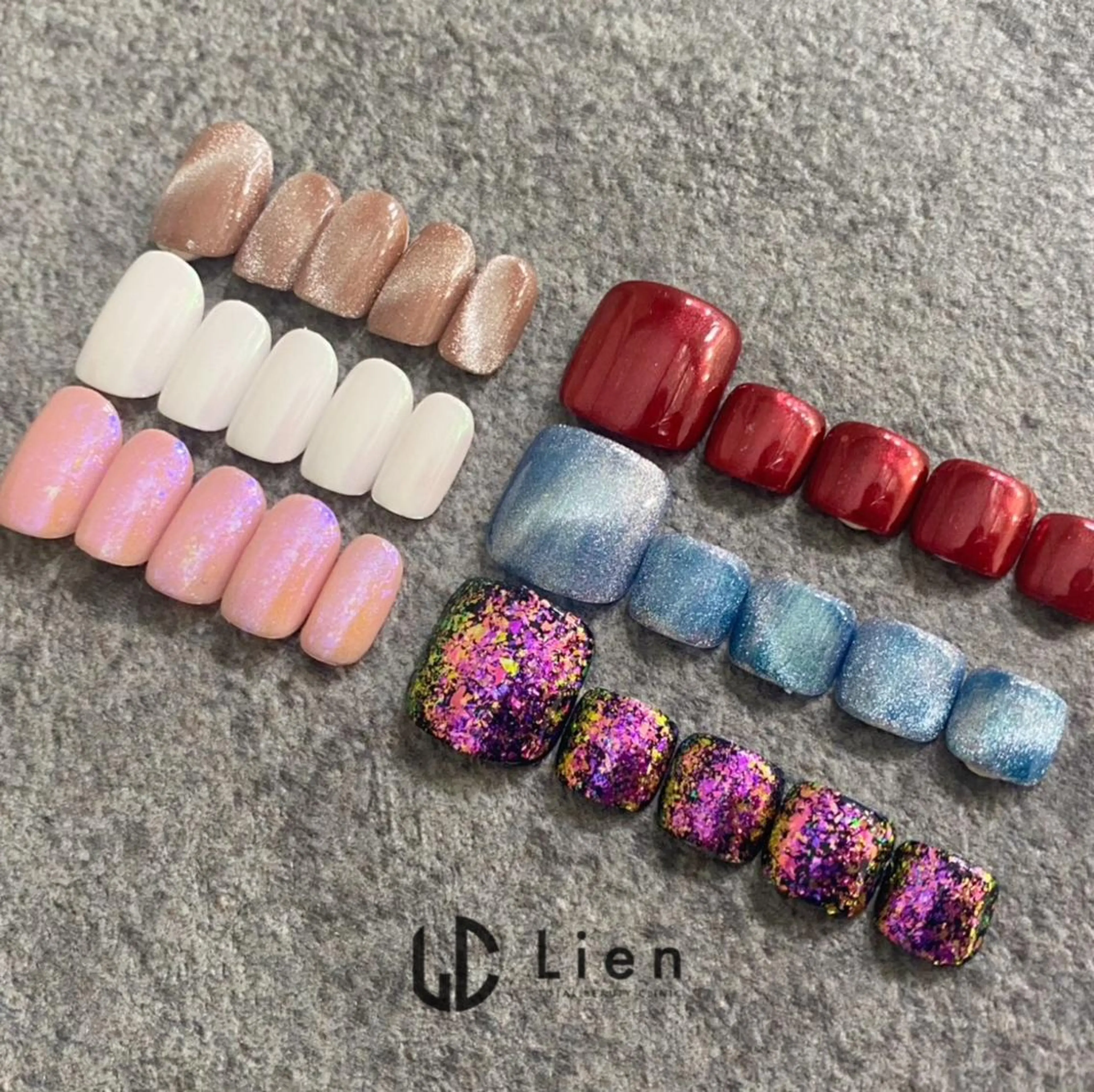 ネイル マグネットネイル ミラーネイル 山田 真里のネイルデザイン