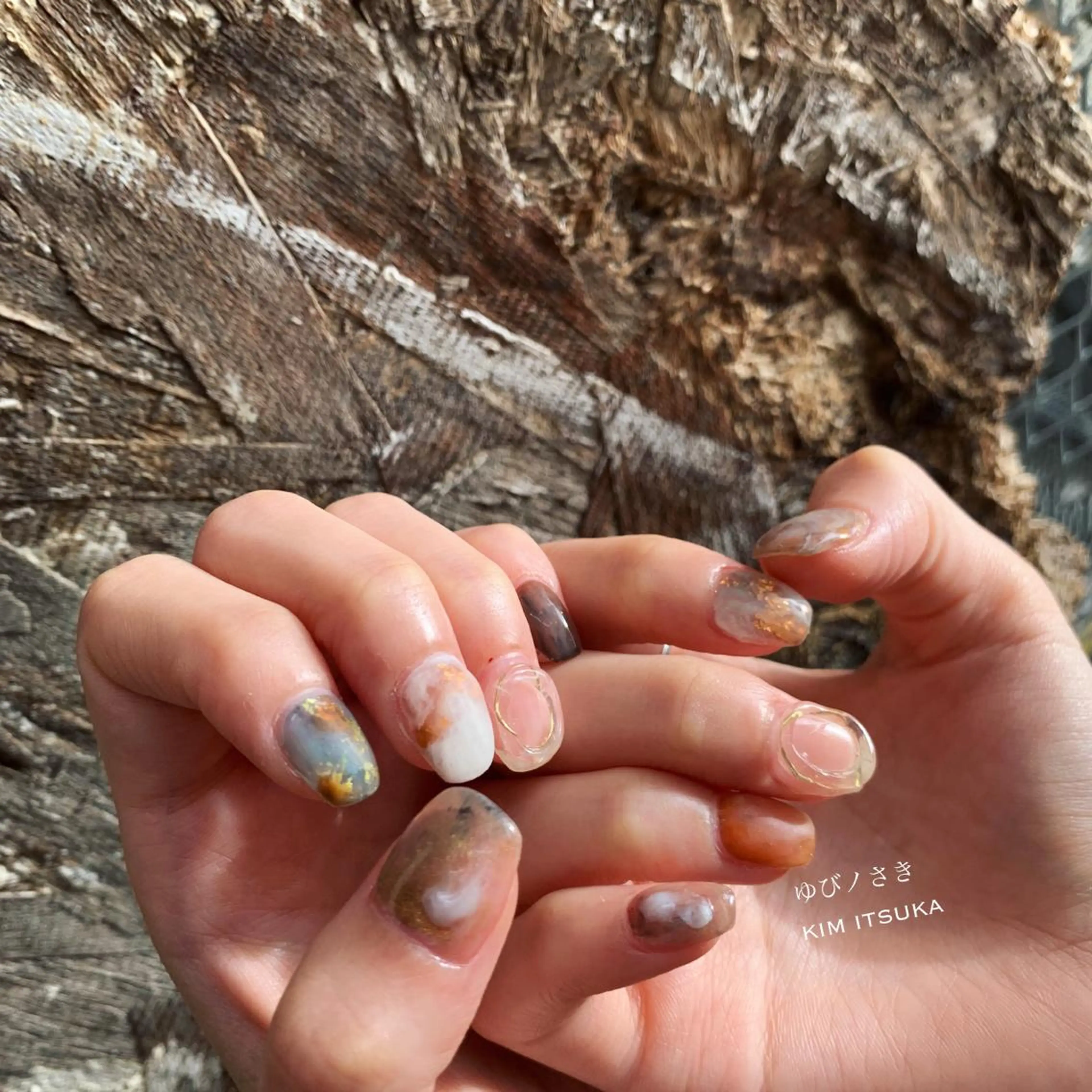 ネイル ゆびノさき茨木店 ニュアンス/アートのネイルデザイン