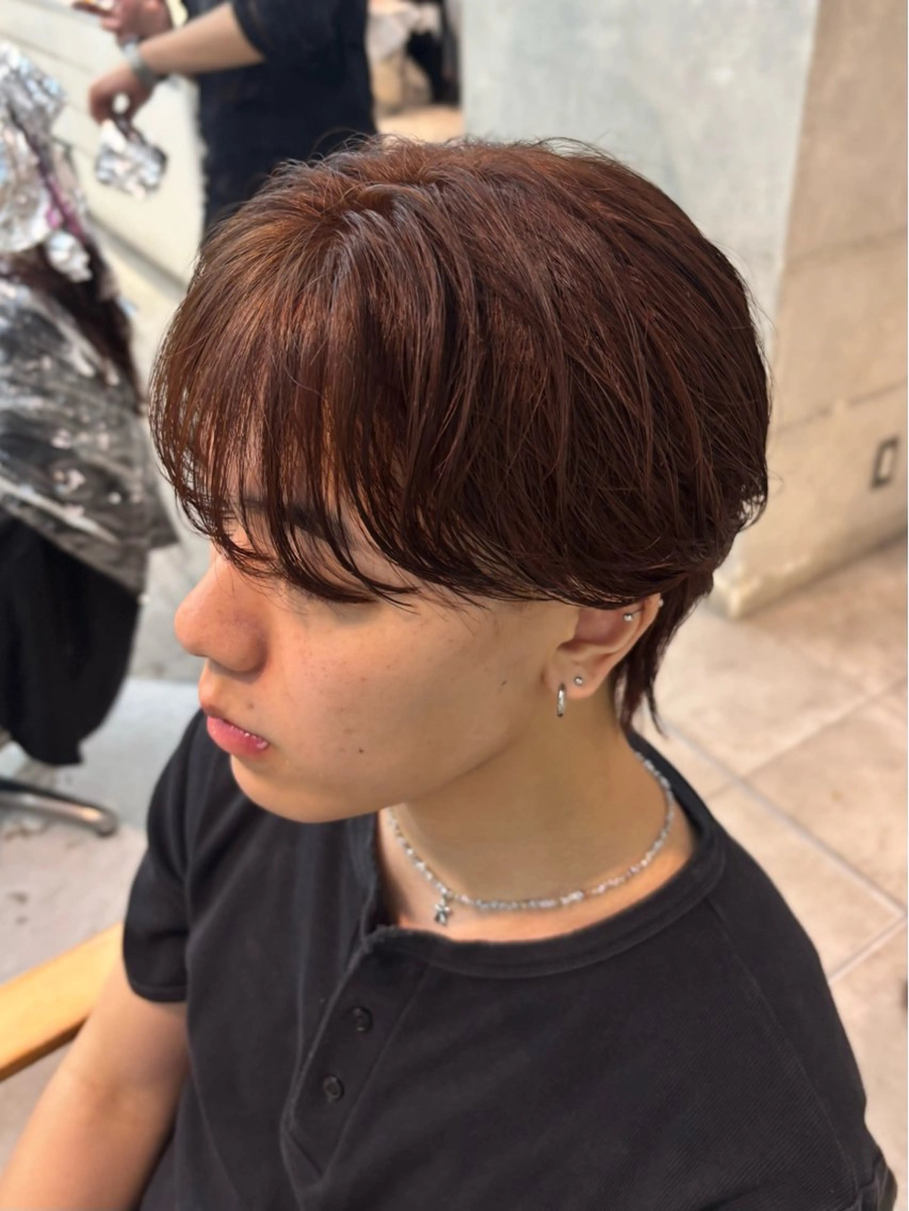 カラー メンズ カット メンズパーマ/ メッシュ📍ユリのヘアスタイル