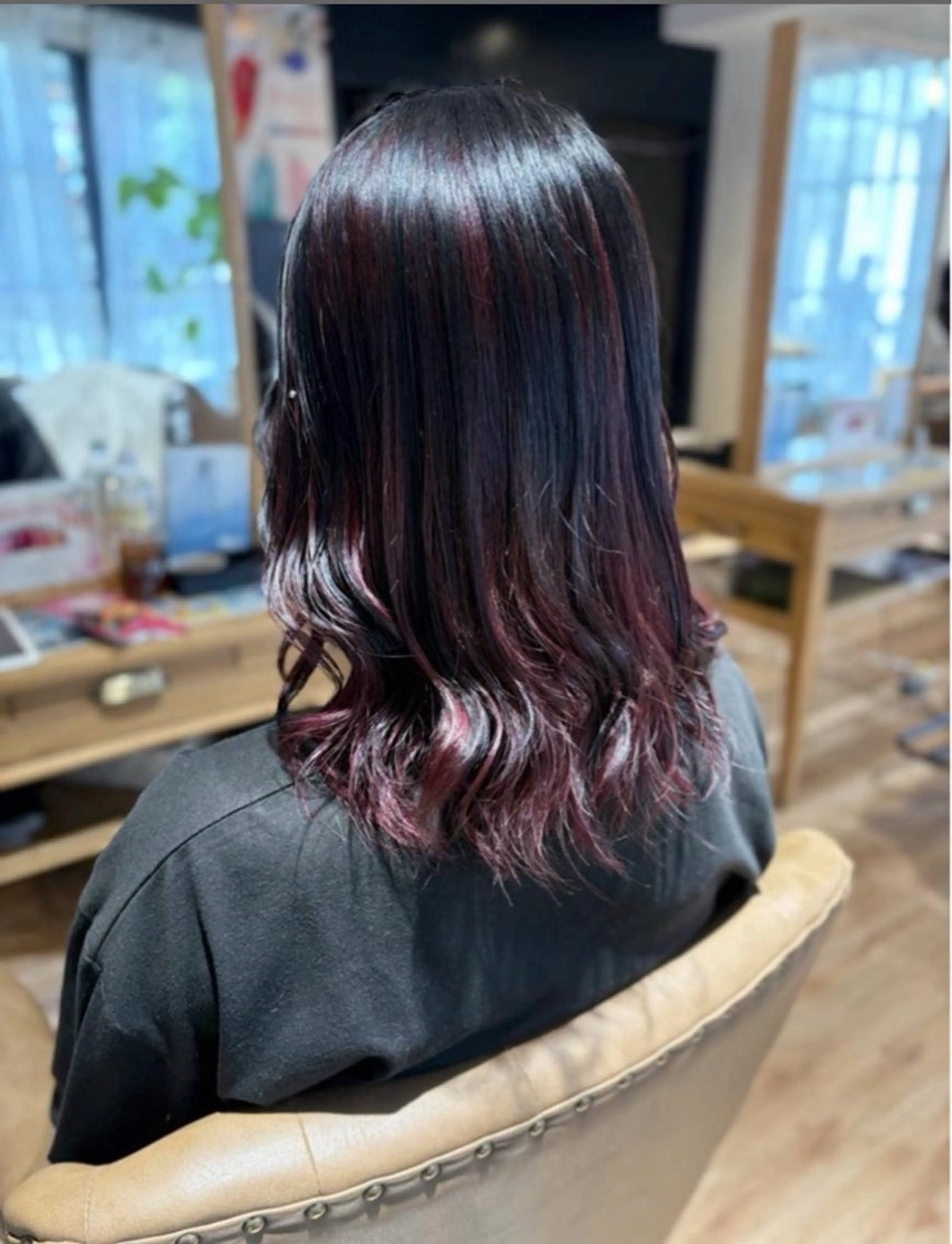 カラー ヘアカラー 梶 瑞希のヘアスタイル
