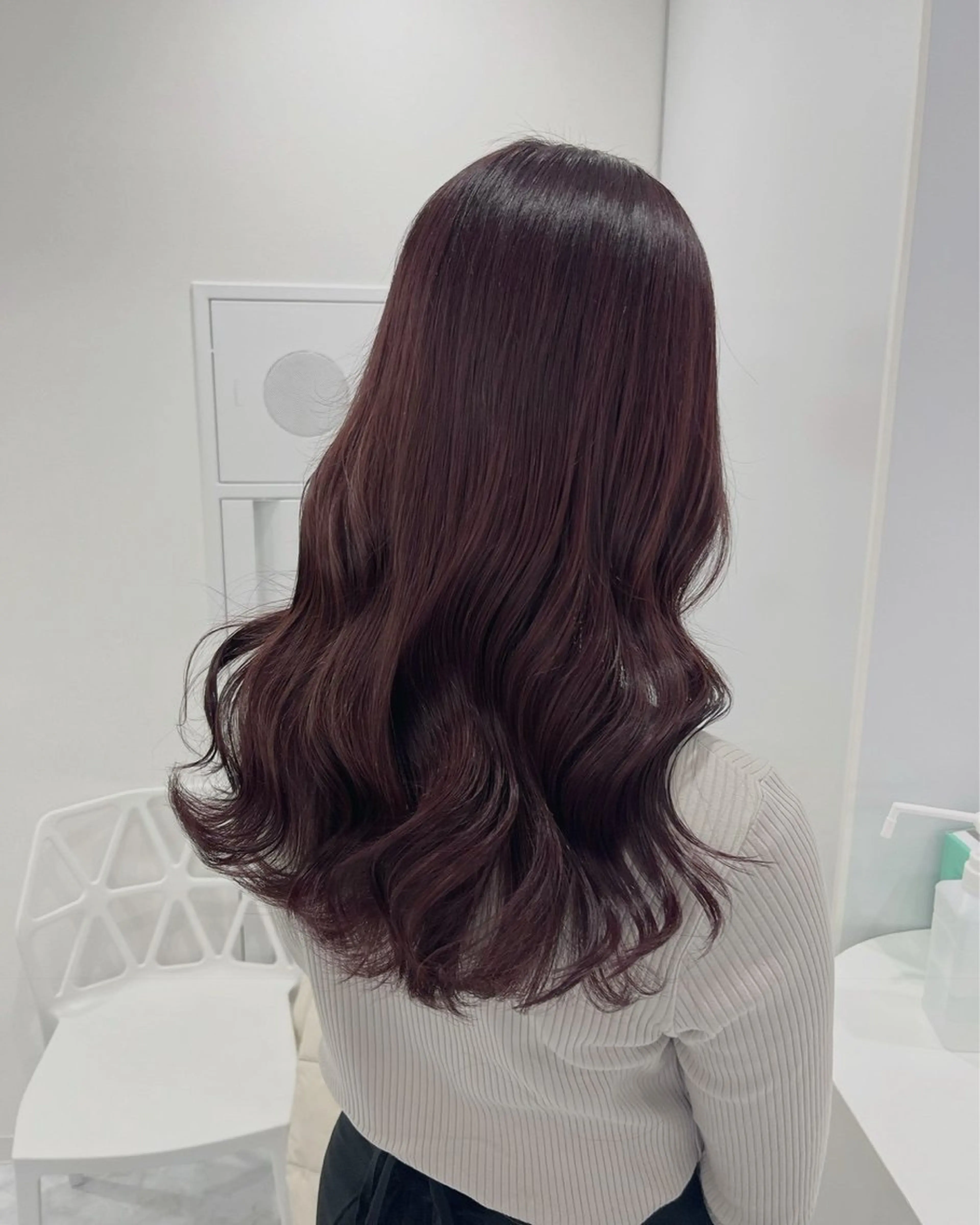 セミロング カラー ヘアアレンジ 暖色・髪質改善🍒 吉武杏莉のヘアスタイル