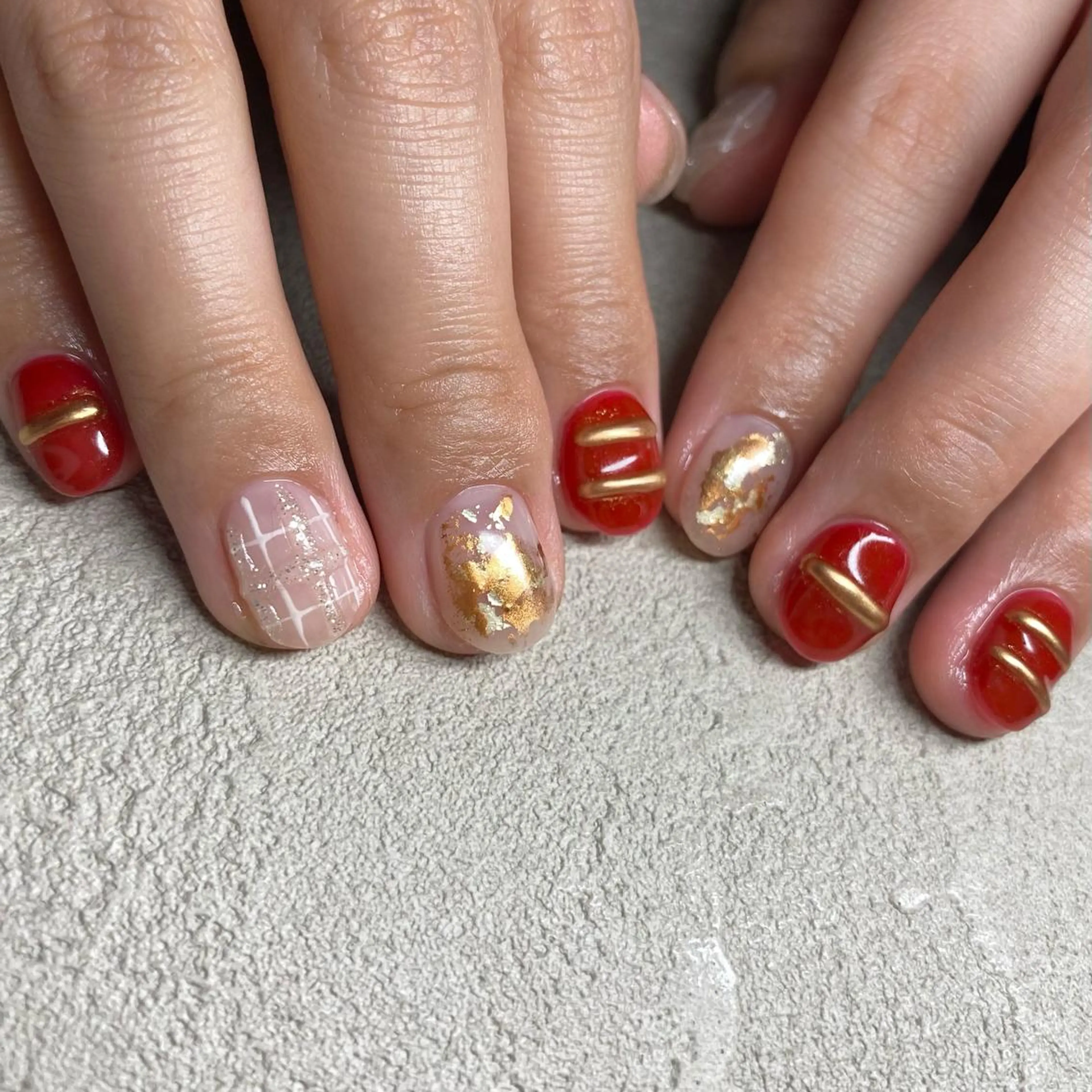 ネイル アートネイル ニュアンスネイル ハンドネイル 山田 貴子のネイルデザイン