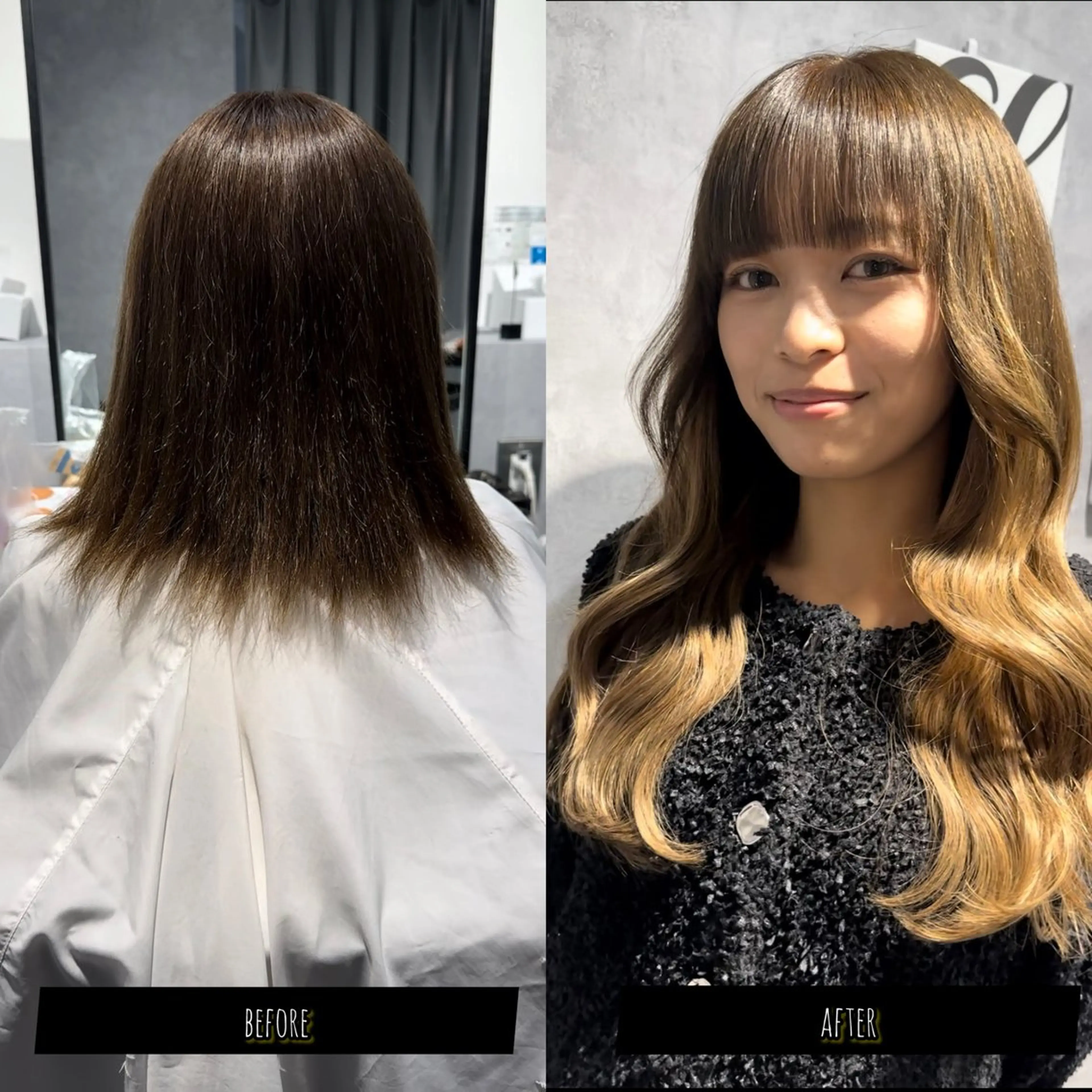 ミディアム カラー プルエクステ エクステ トリートメント ヘアカラー トリートメント エクステ プルエクステ/透明感 カラー✨KAZUKIのヘアスタイル