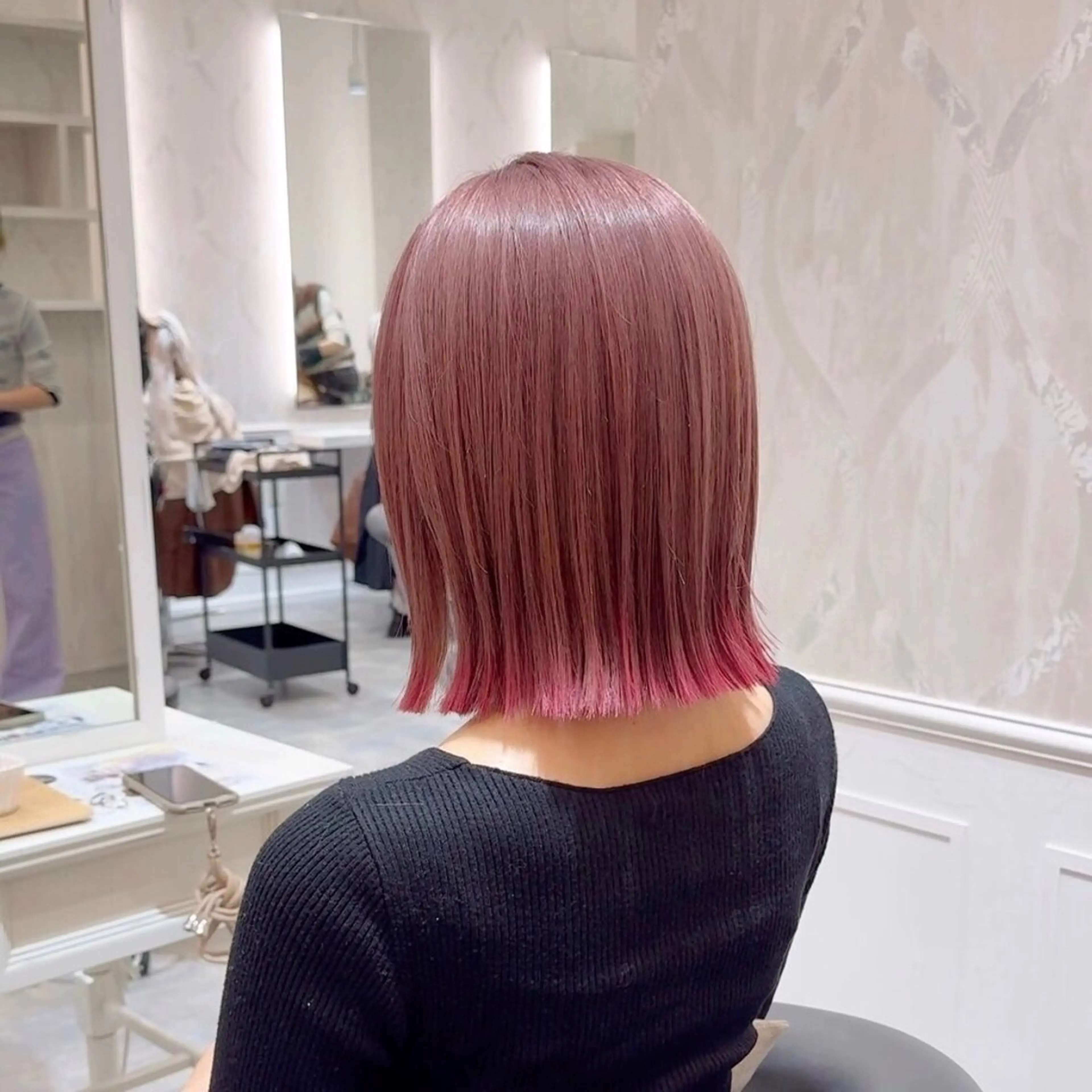 ミディアム LaBless 天王寺RINOのヘアスタイル