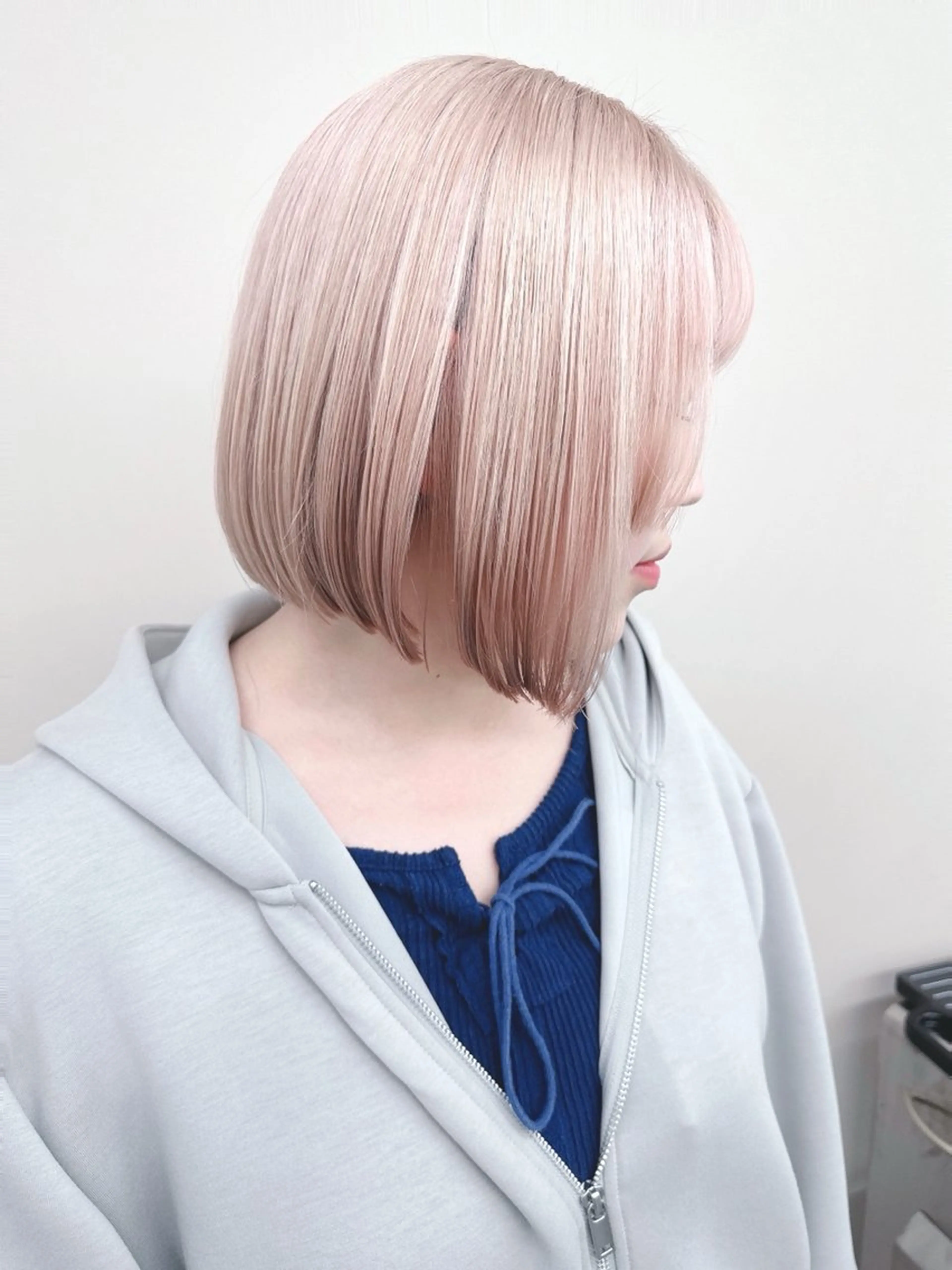 ショート カット ヘッドスパ ボブ/ゆるふわ ボブパーマ/とういのヘアスタイル