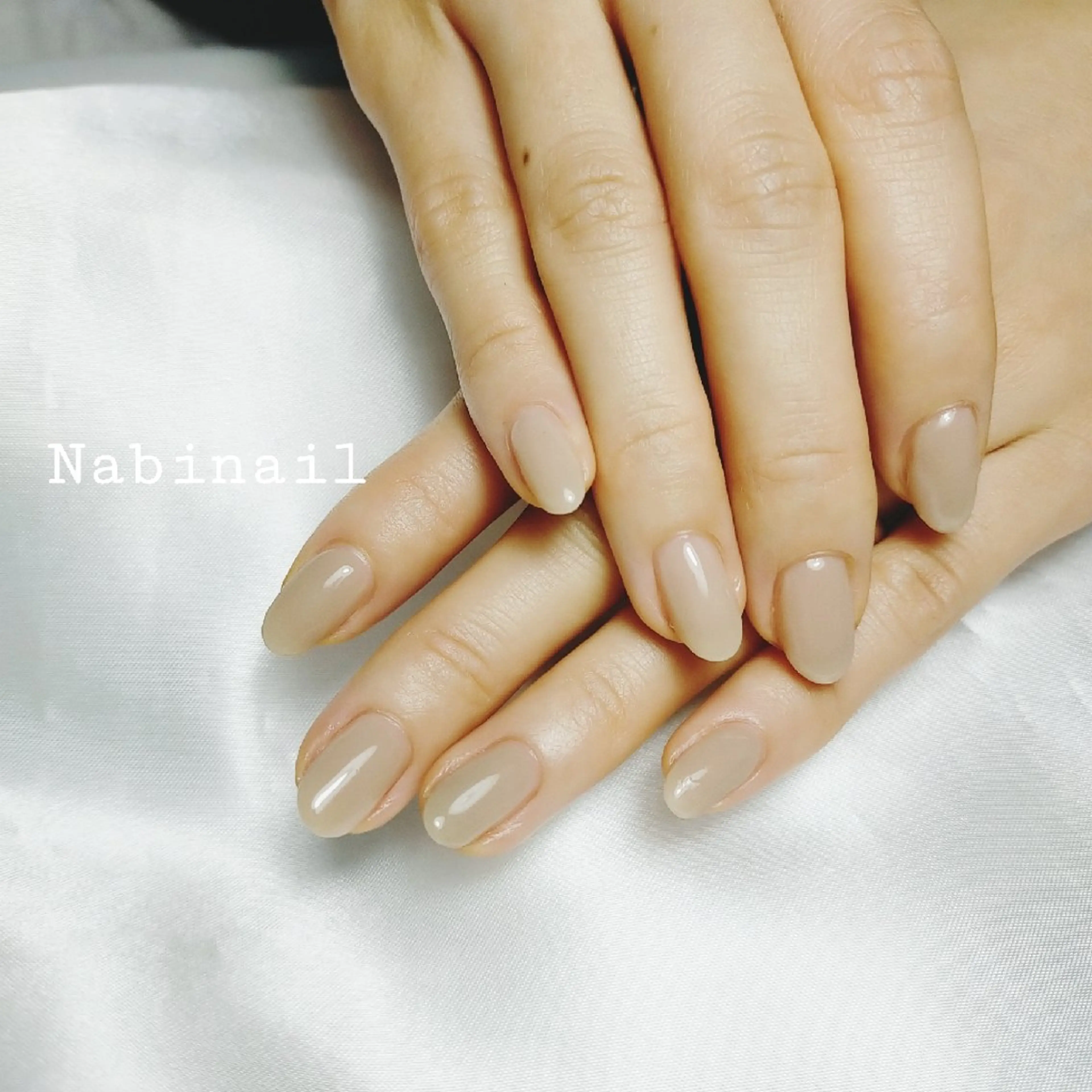 ネイル ワンカラーネイル 西日暮里 Nabinailのネイルデザイン