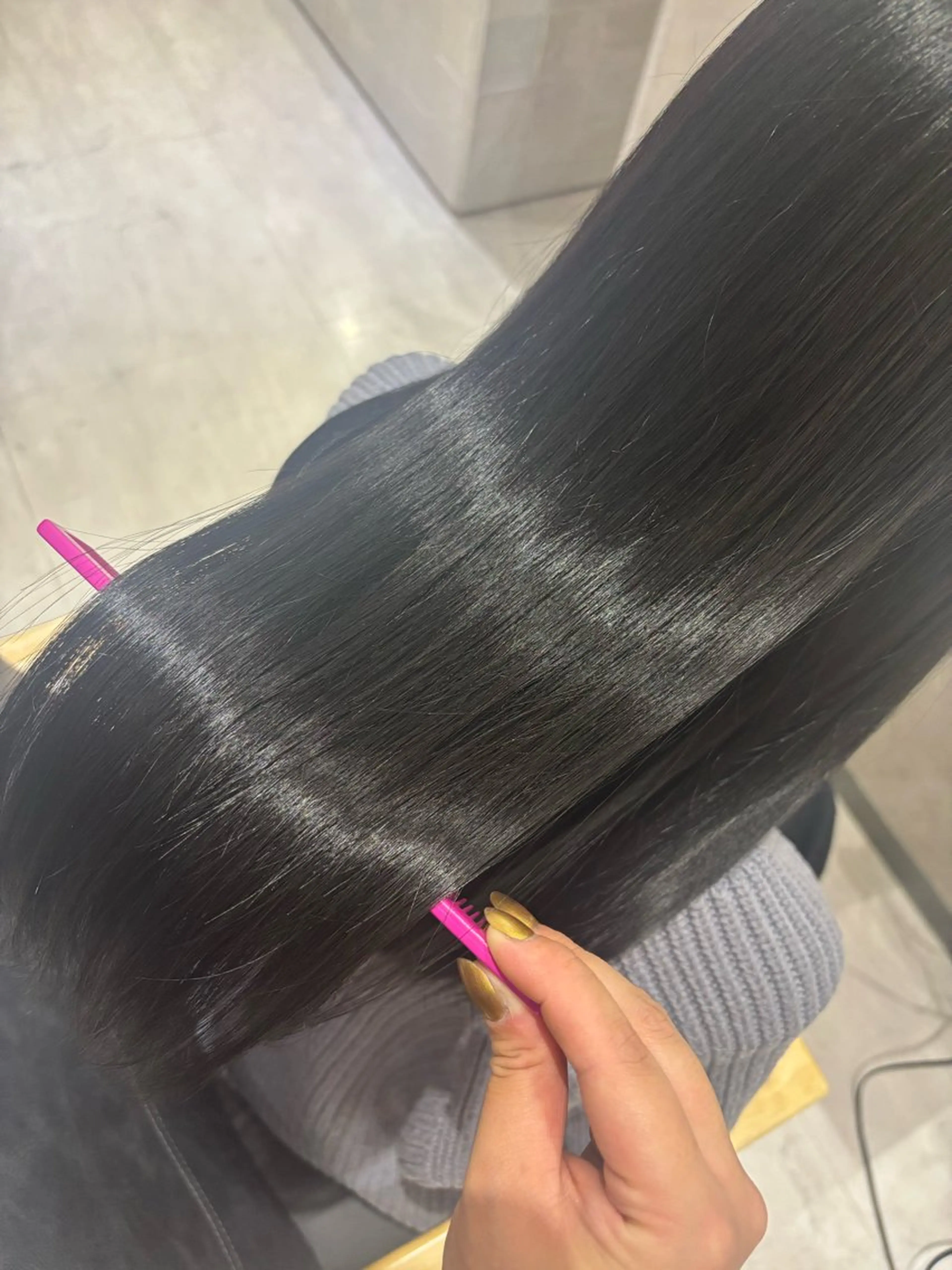 セミロング カラー Asumi 髪質改善/美髪/艶髪のヘアスタイル