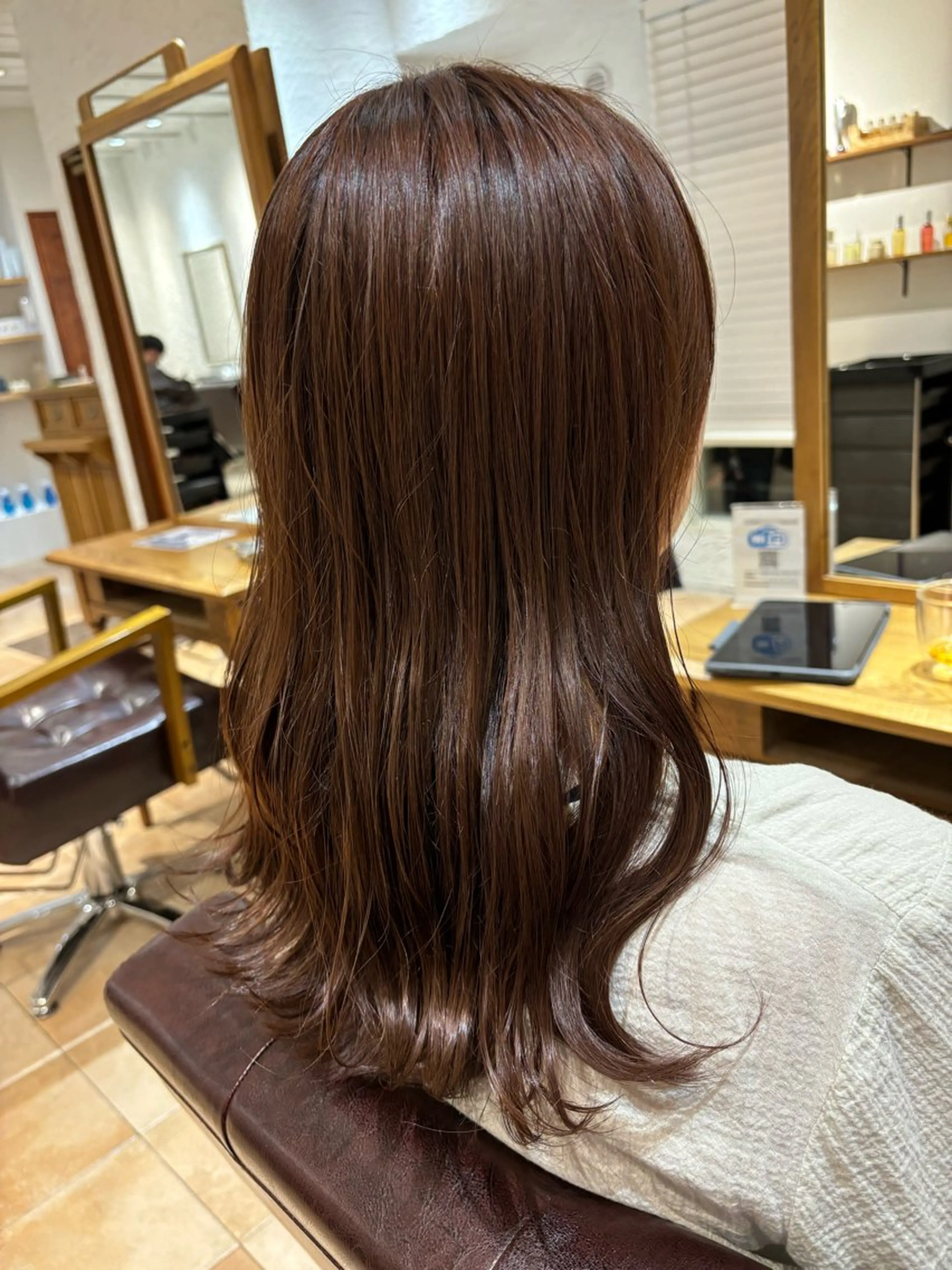 セミロング カラー ブラウンカラー モカブラウン カット ヘアカラー トリートメント 🌈透明感カラー🌈 🌟吉田祐介🌟のヘアスタイル