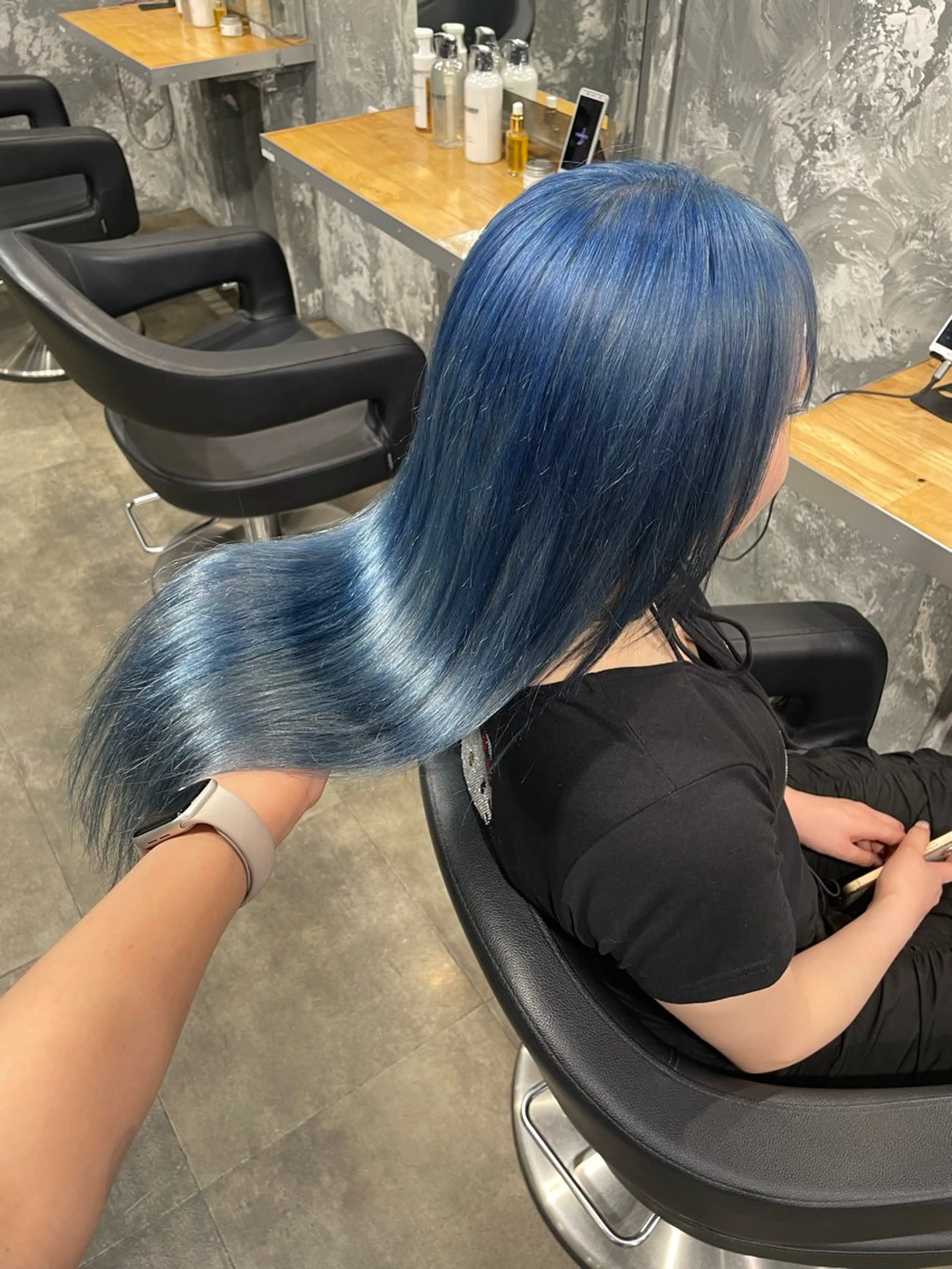 ロング カラー ヘアカラー ハイトーン 横浜💞ミオのヘアスタイル