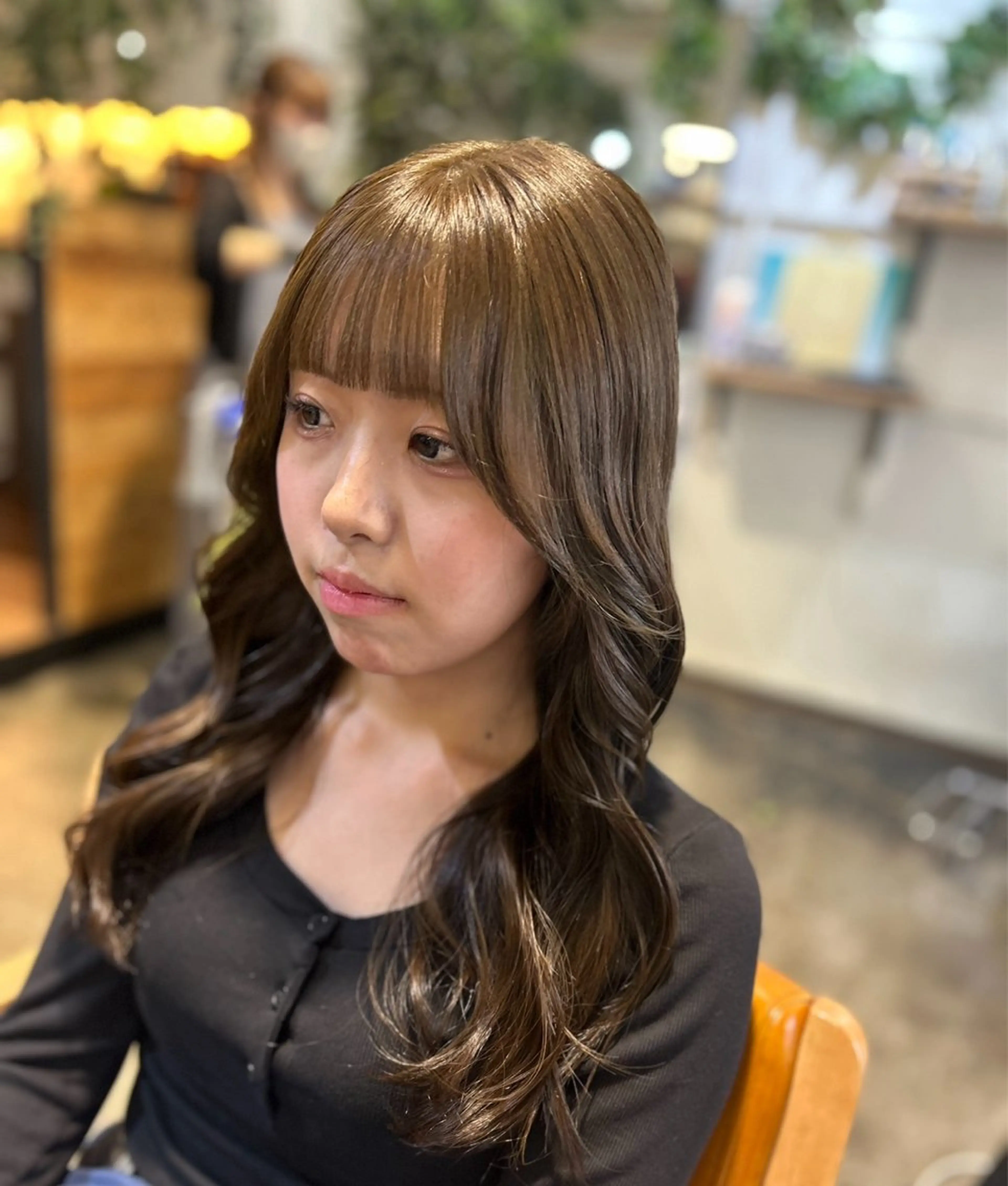 セミロング カラー カット ヘアカラー 艶髪/レイヤー 🦋MIYUUのヘアスタイル