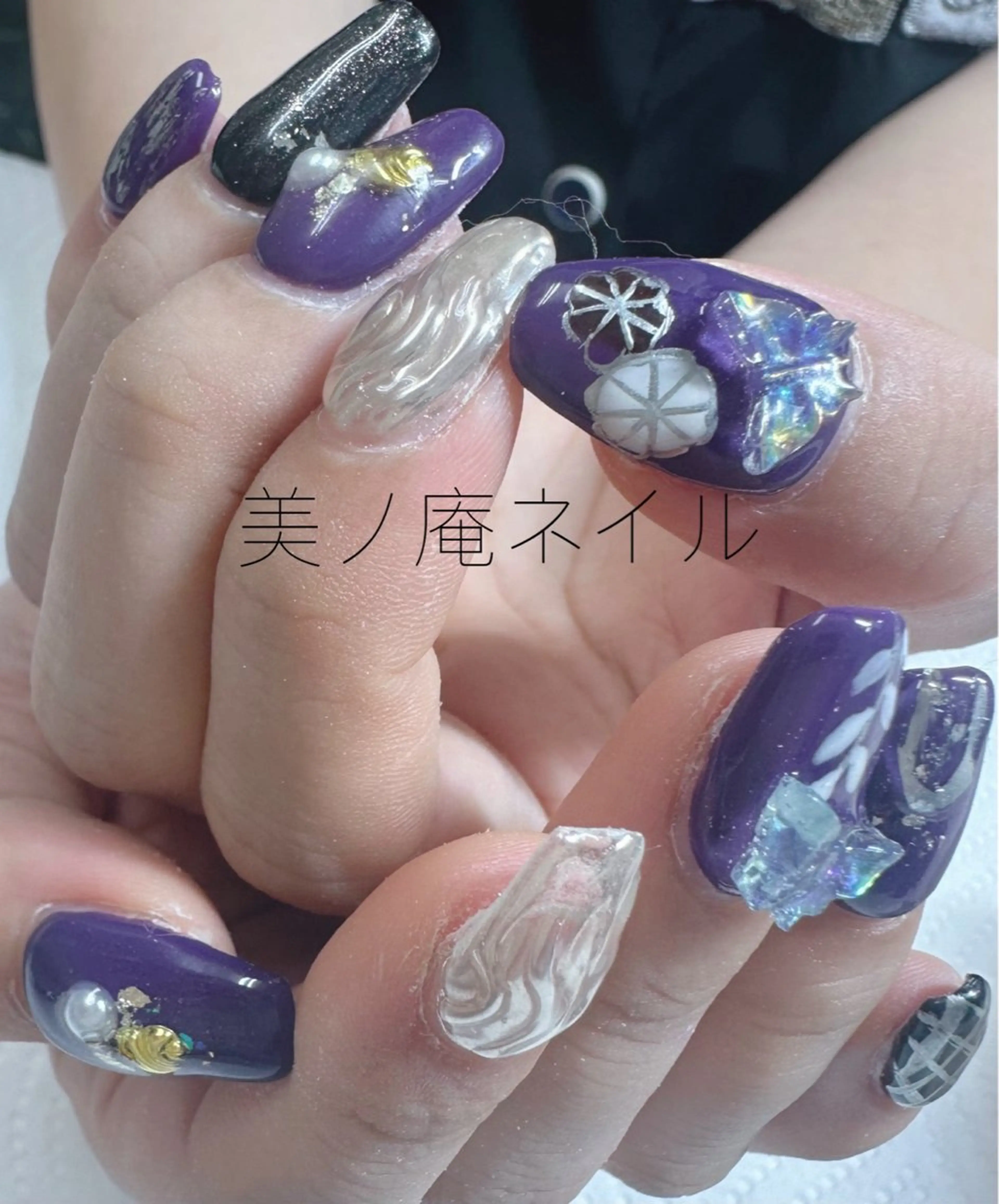 ネイル ハンドネイル 美ノ庵ネイルサロン メトロポリタン前店のネイルデザイン