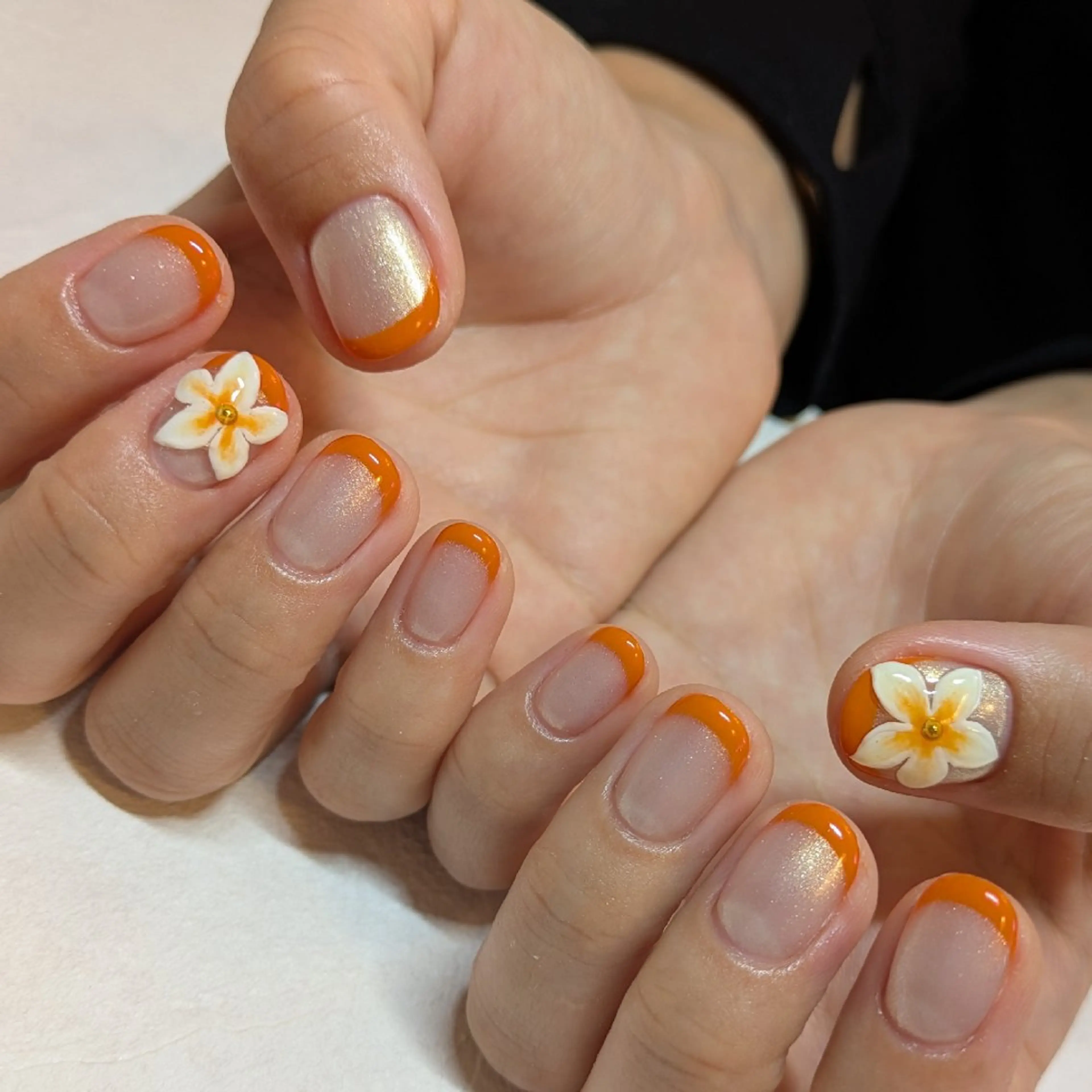 ネイル 夏ネイル ジェヌインネイル 河内のネイルデザイン