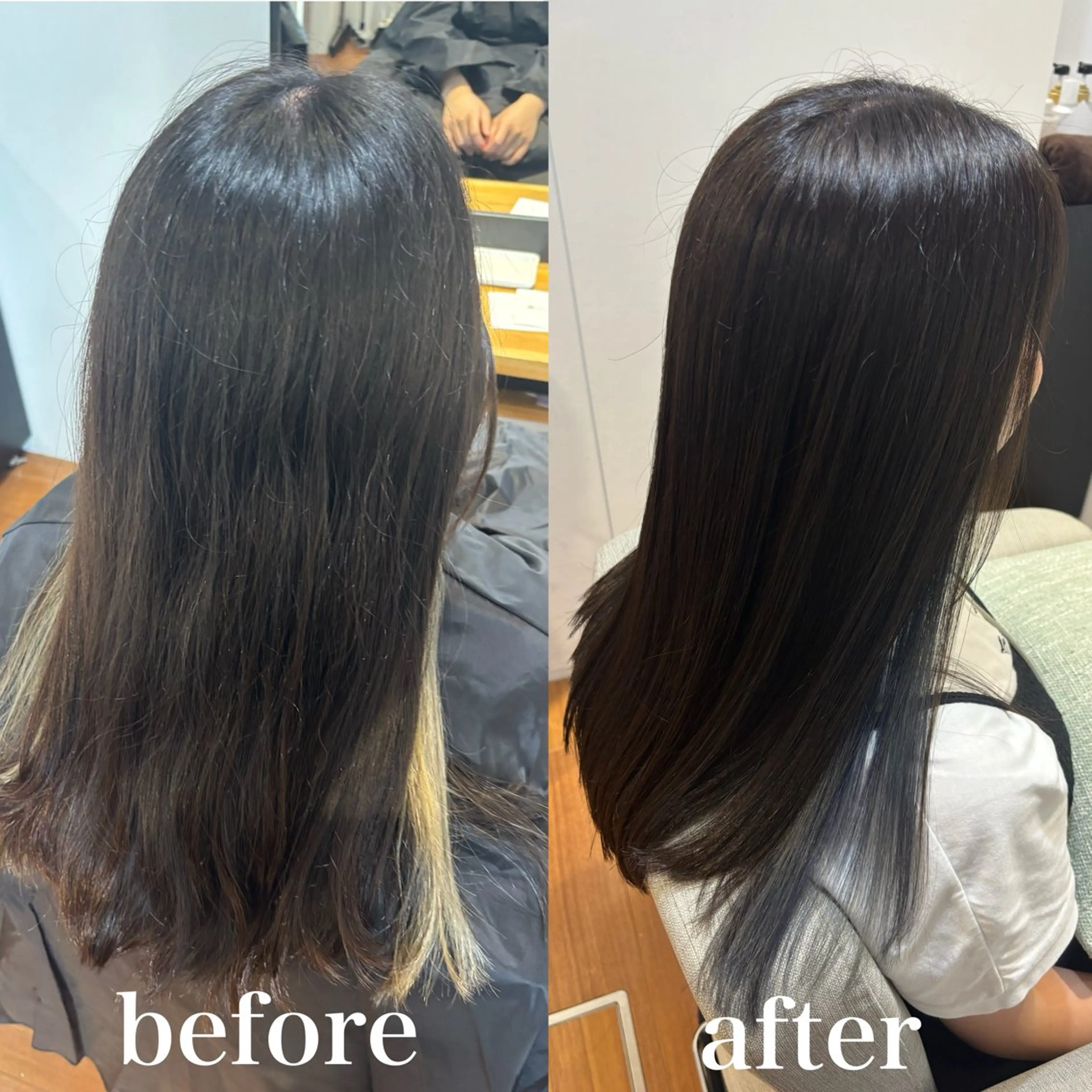 ロング カラー 齋藤 奈美希のヘアスタイル