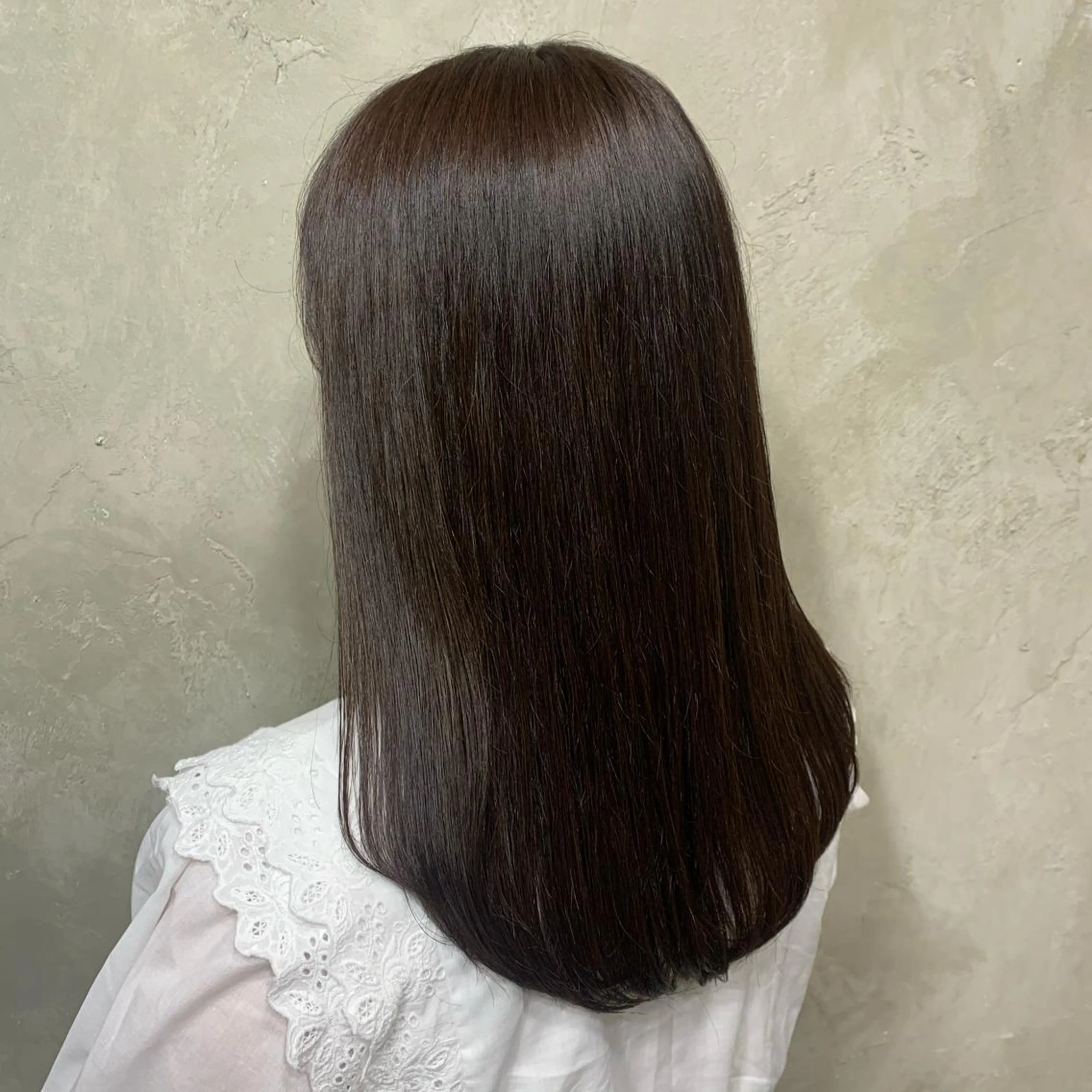 セミロング 縮毛矯正 美髪✨髪質改善 &艶カラーmanaeのヘアスタイル