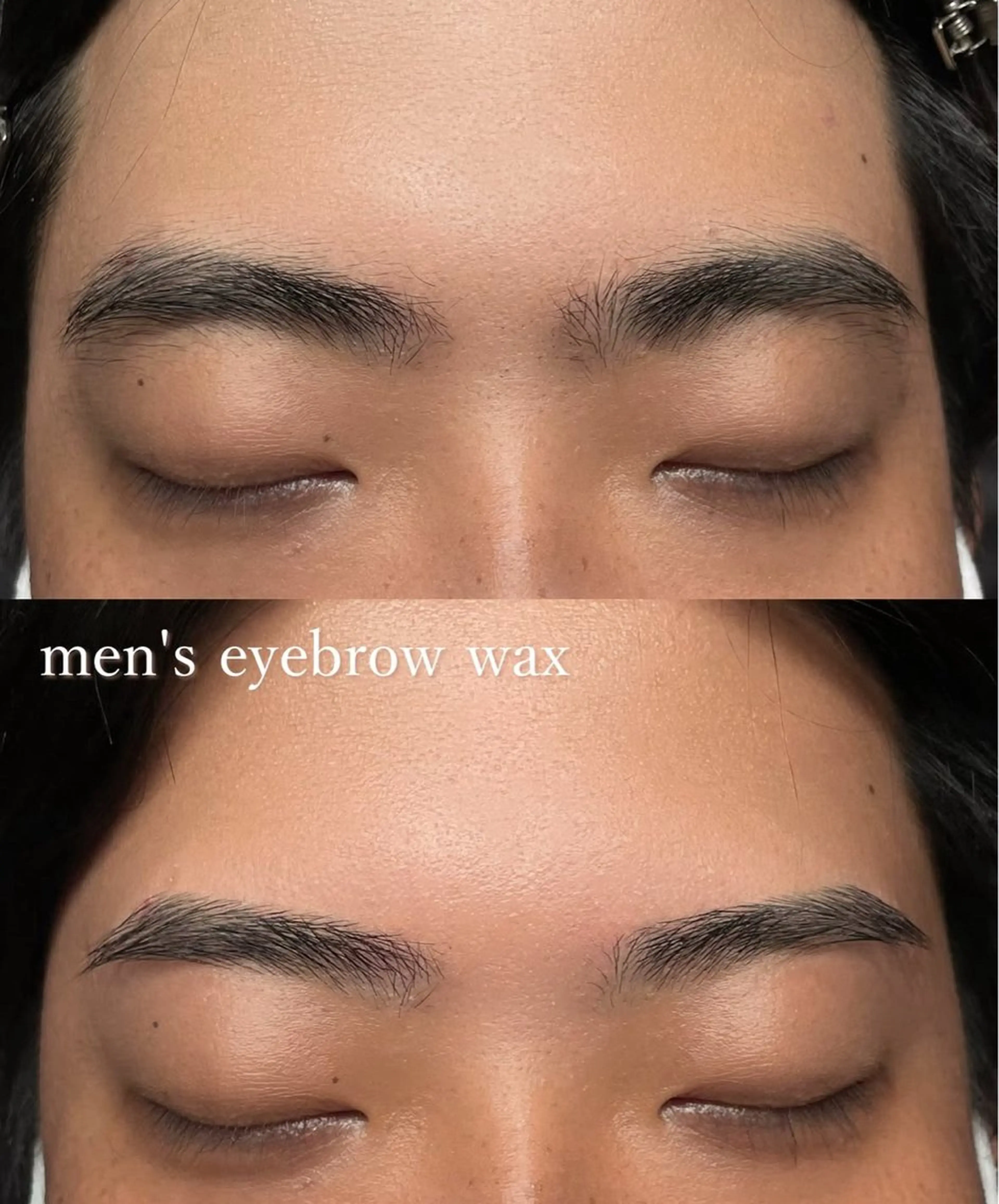 学割U24🎓《黄金比×最新トレンド🗯️メンズ/レディースok》美眉アイブロウWAX (メイク込) ¥3600の写真