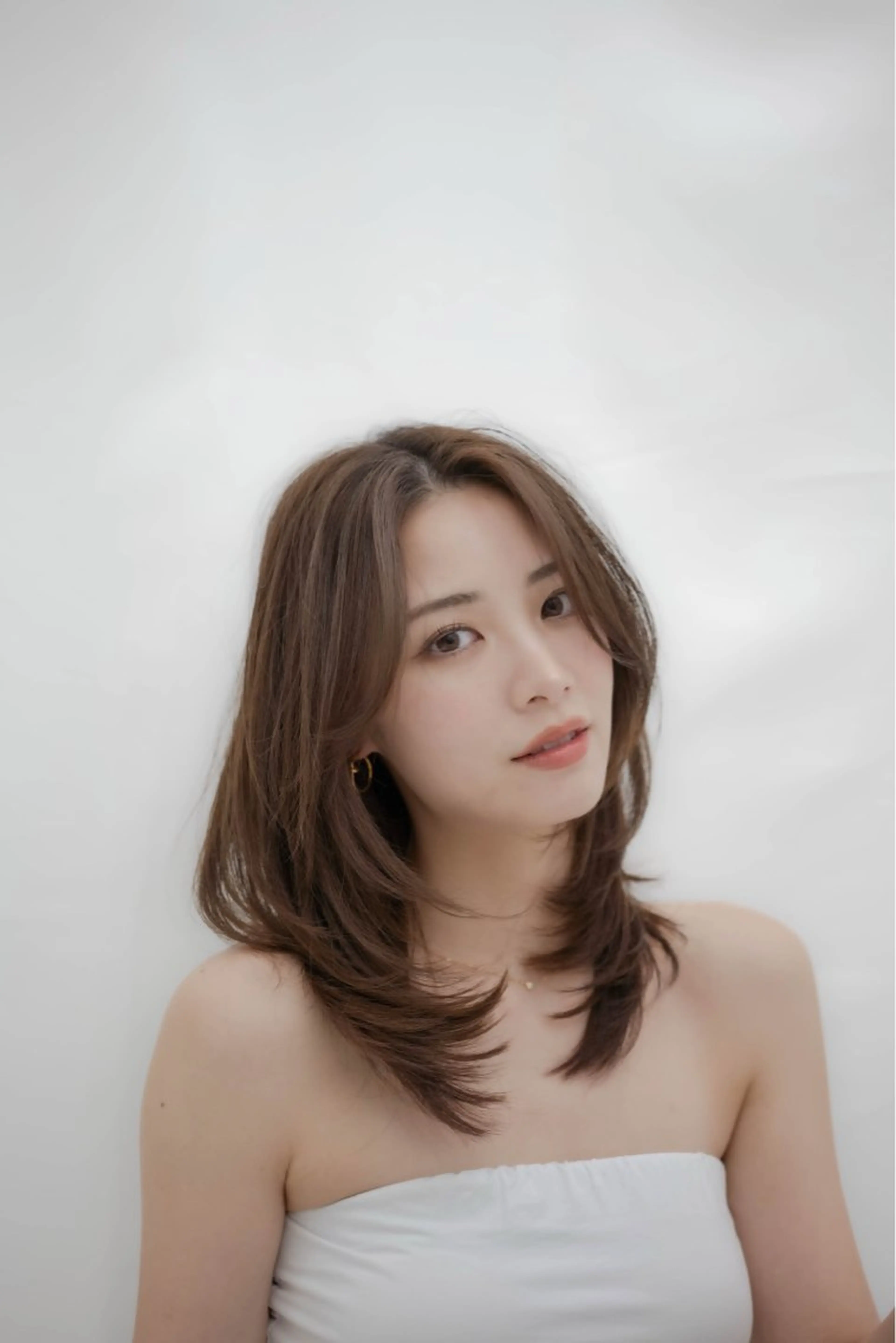 ミディアム ミディアムモデル 募集中/村上廉のヘアスタイル