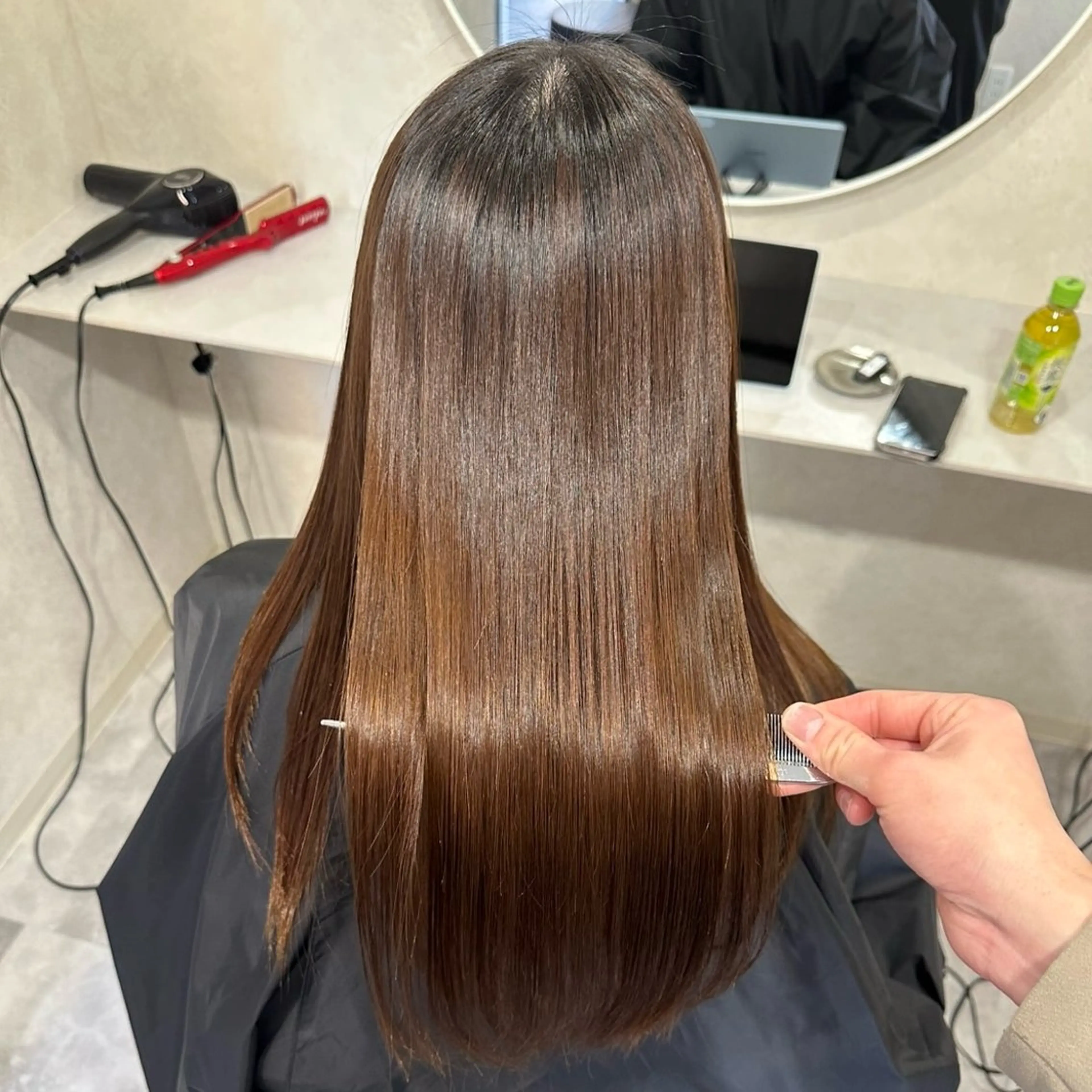 ロング 縮毛矯正 ☁️髪質改善サロン WHITE🫧miuのヘアスタイル