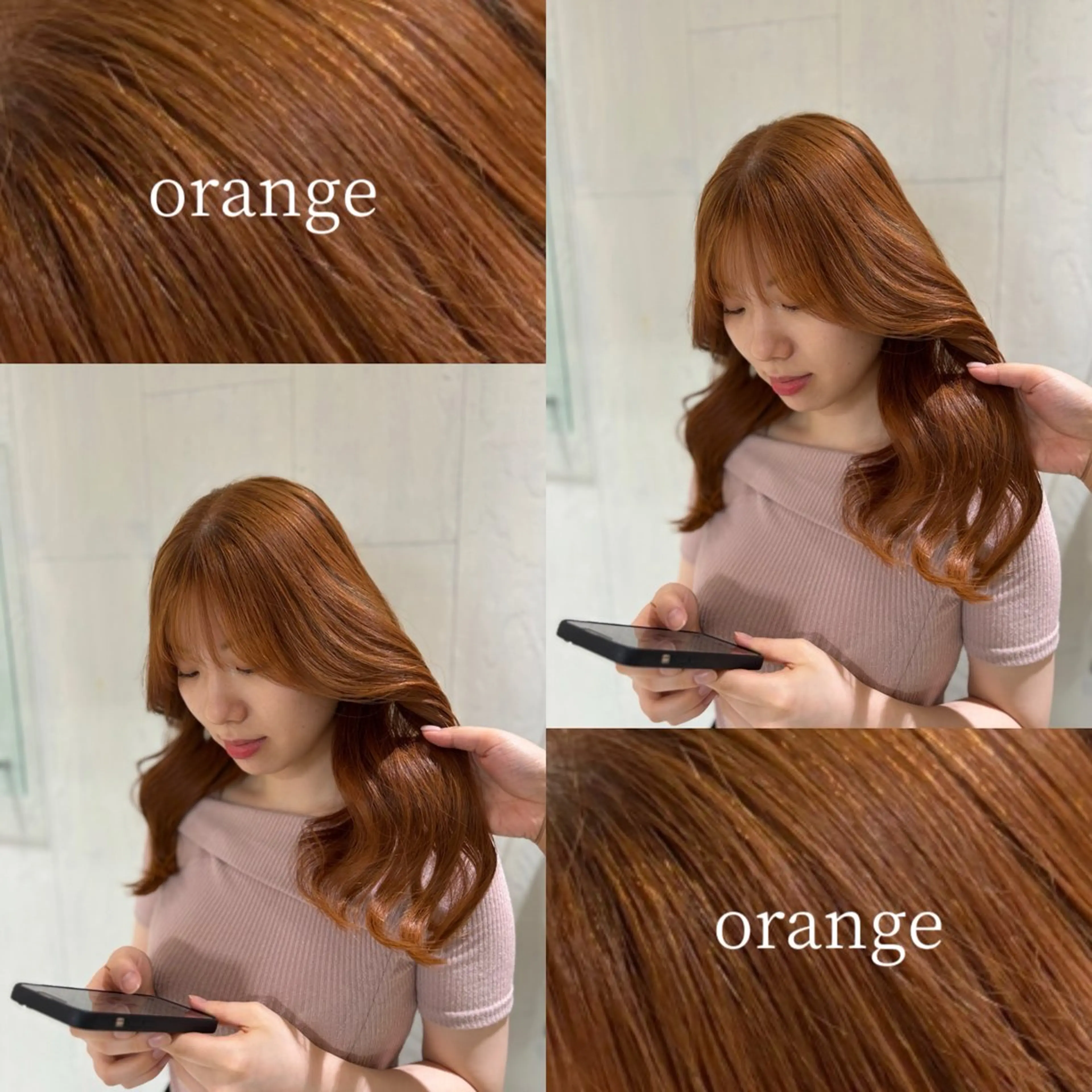 セミロング カラー ヘアカラー トリートメント kotone🦋 艶髪/似合わせカラーのヘアスタイル