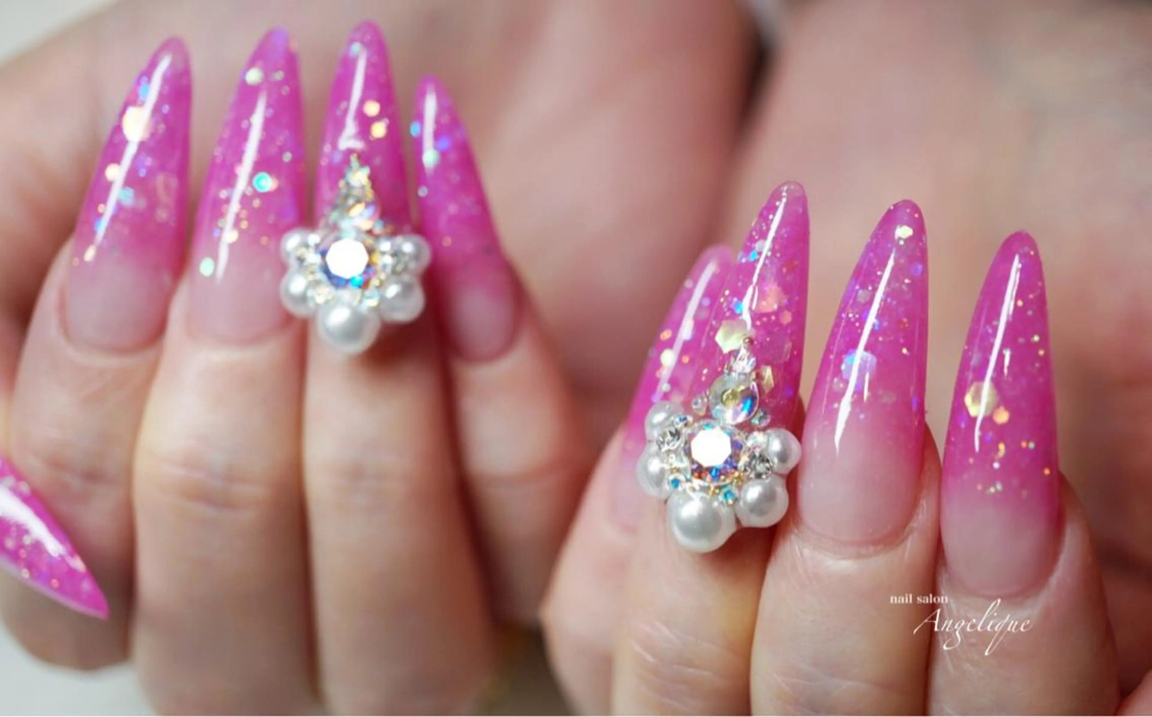 ネイル ロングネイル ハンドネイル Angelique所属・Nail salon Angeliqueのネイルデザイン