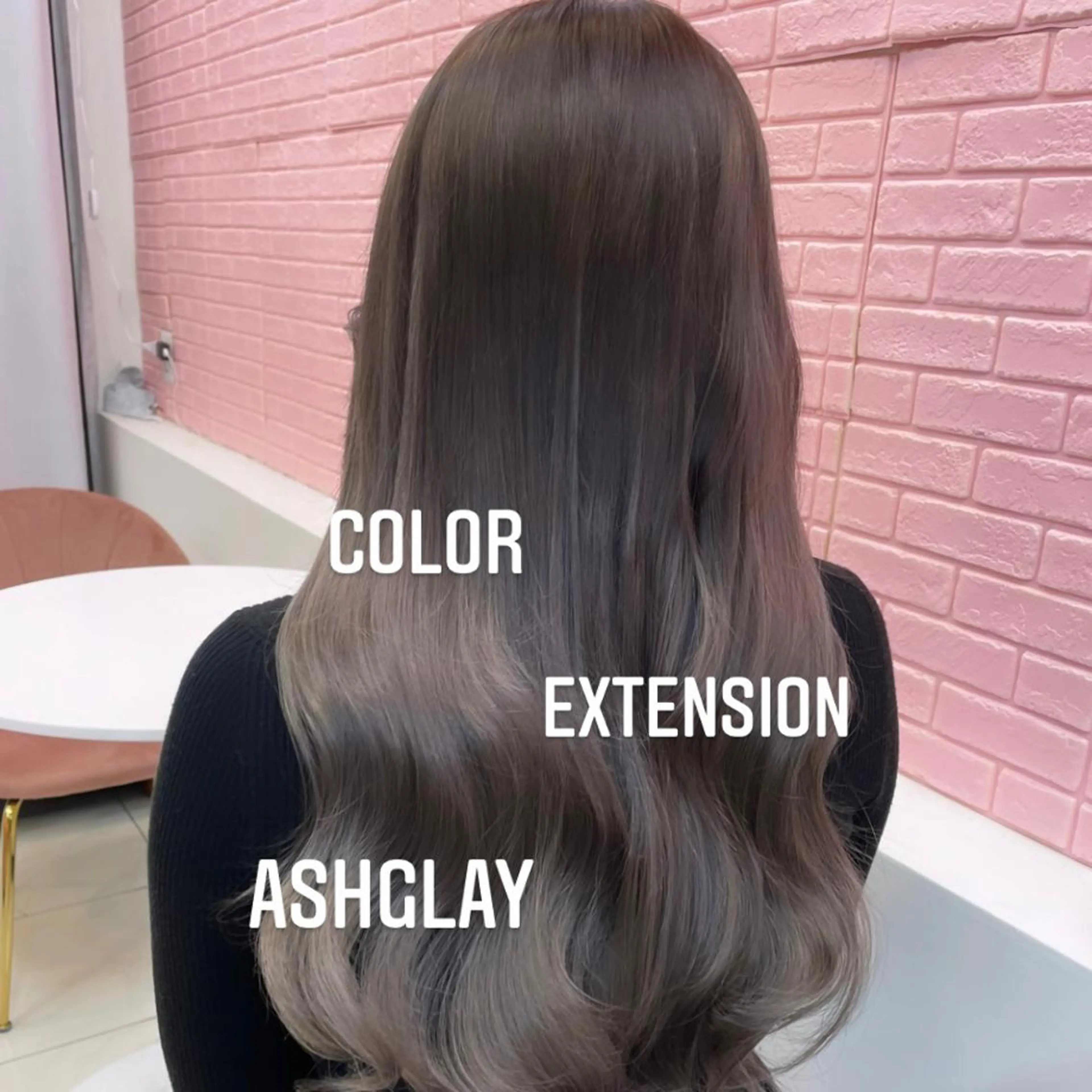 ロング カラー ヘアカラー エクステ エクステ🩵ブリーチ 韓国ヘア🩵KAEのヘアスタイル