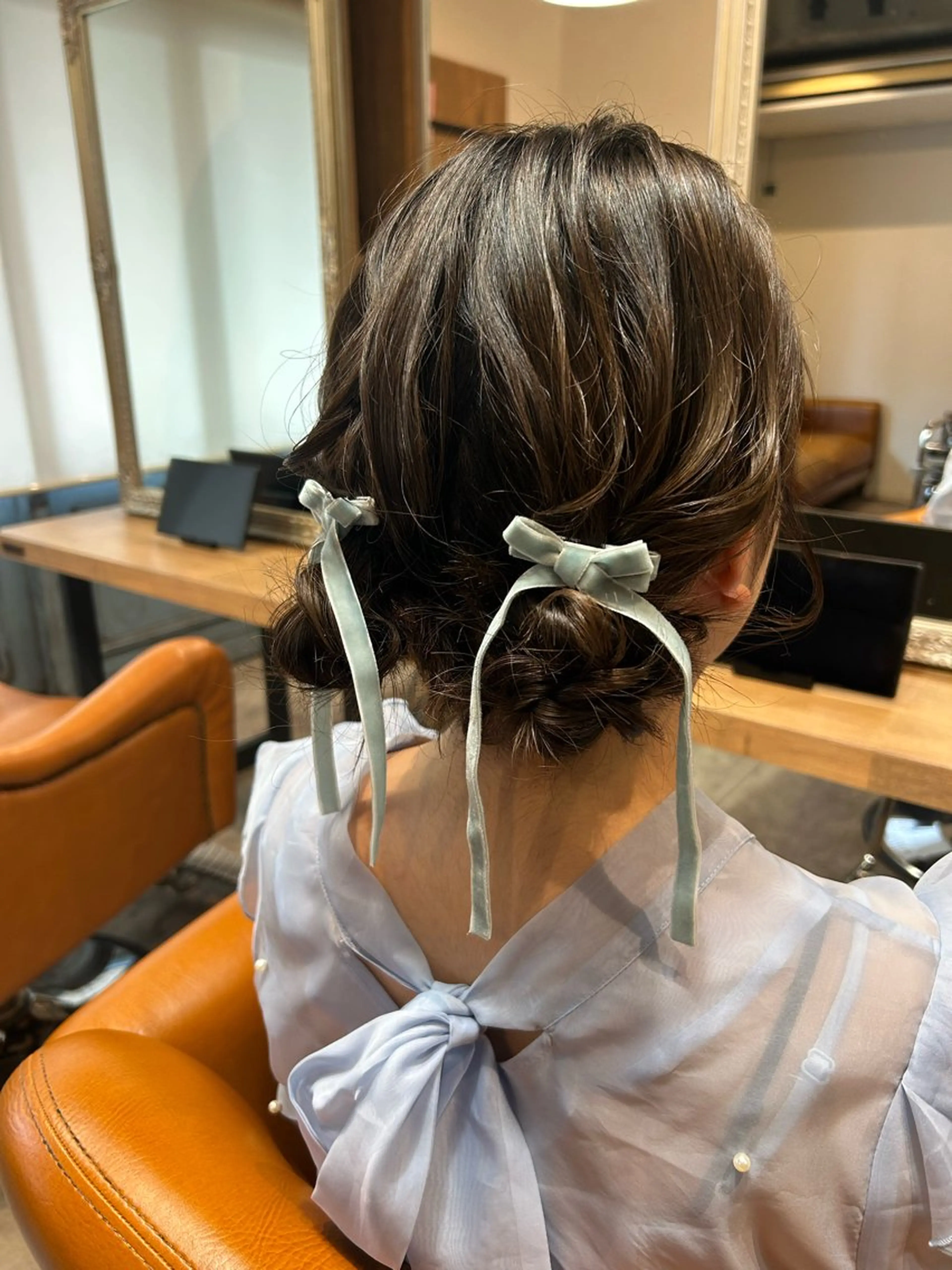 ミディアム ヘアセット ボブ/暖色/透明 感カラー/Sachiのヘアスタイル