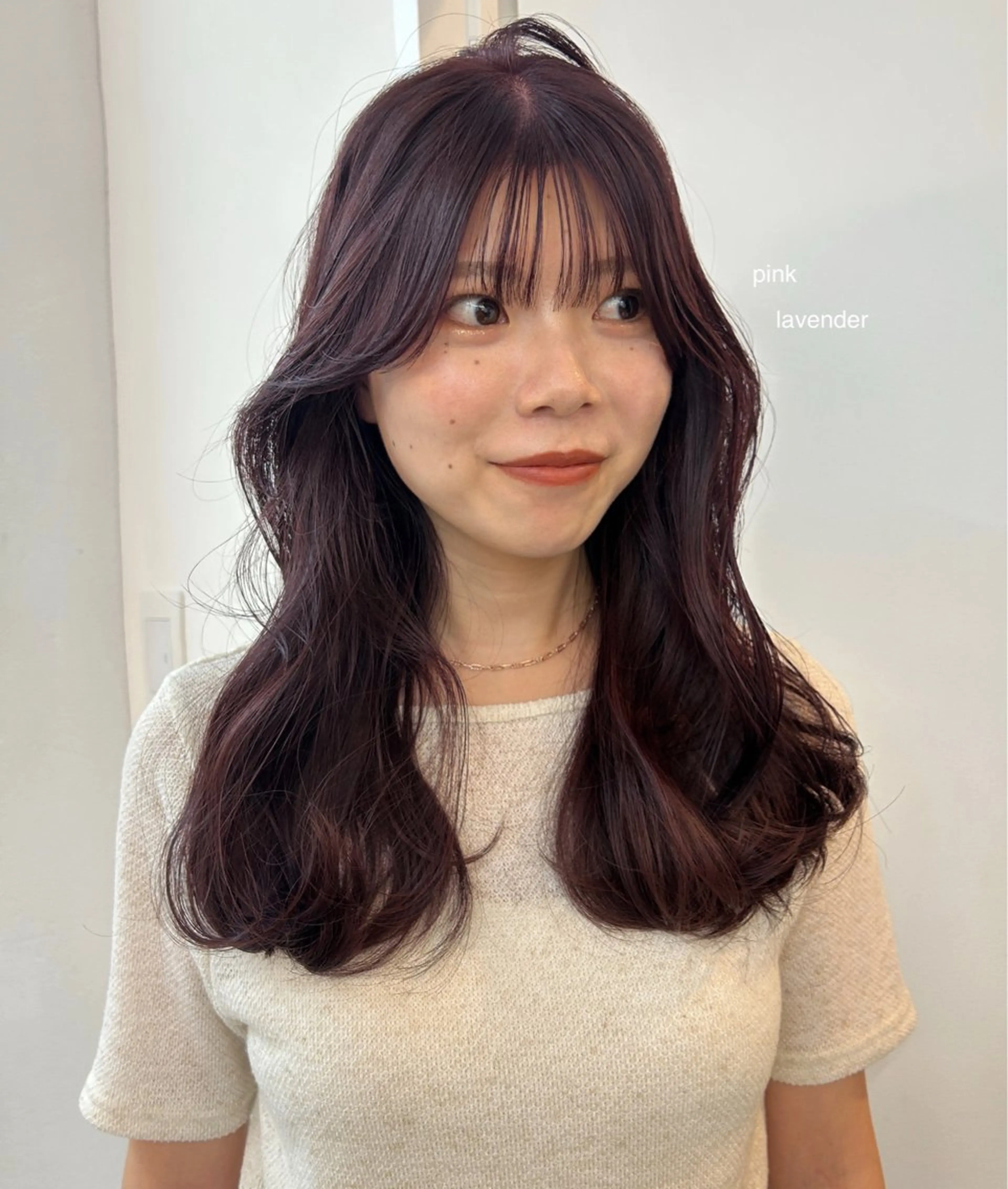 セミロング レイヤーカット/ 透明感カラーmikuのヘアスタイル