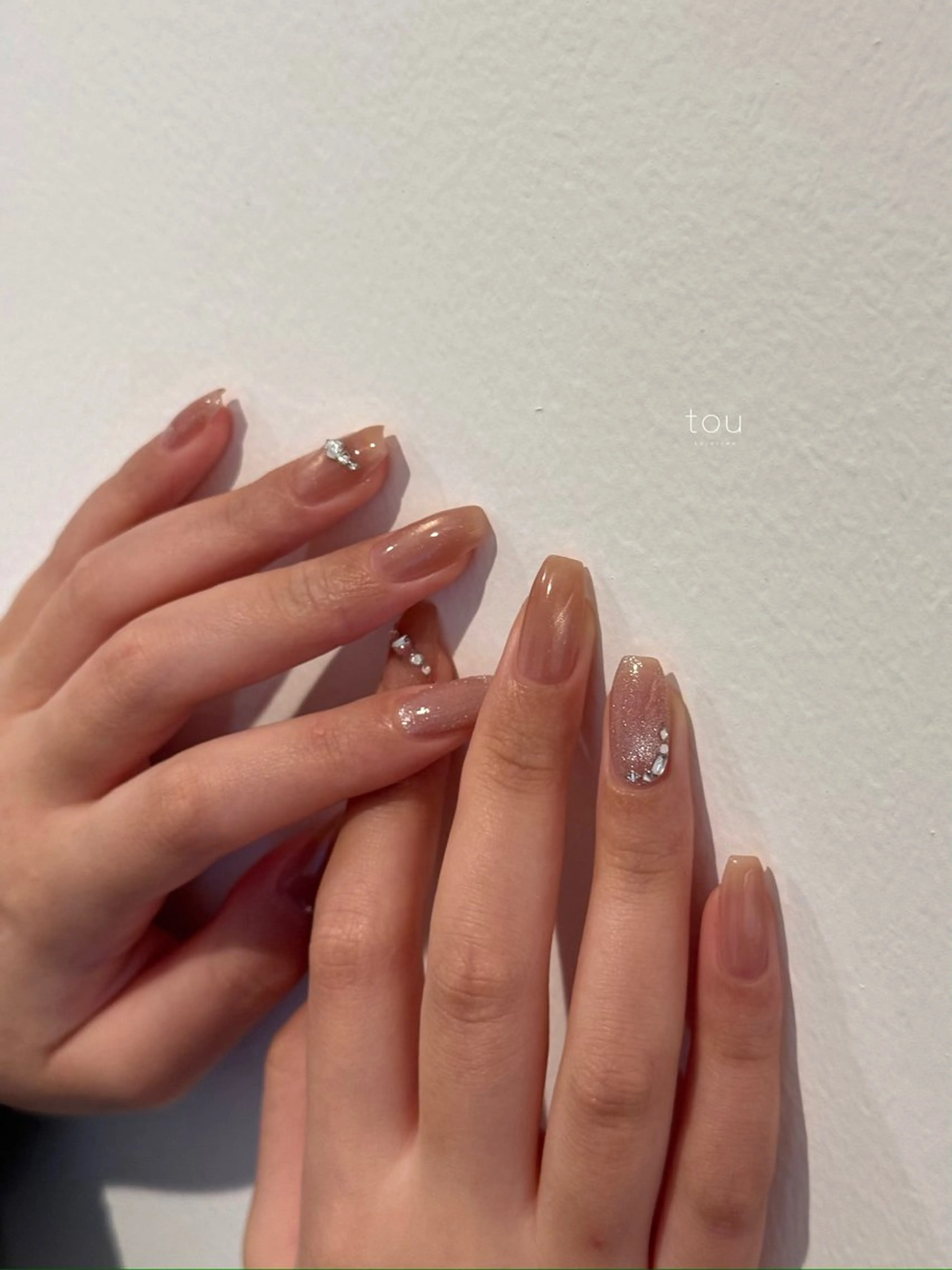 ネイル キラキラネイル マグネットネイル ハンドネイル tou_kyoto kiyokaのネイルデザイン