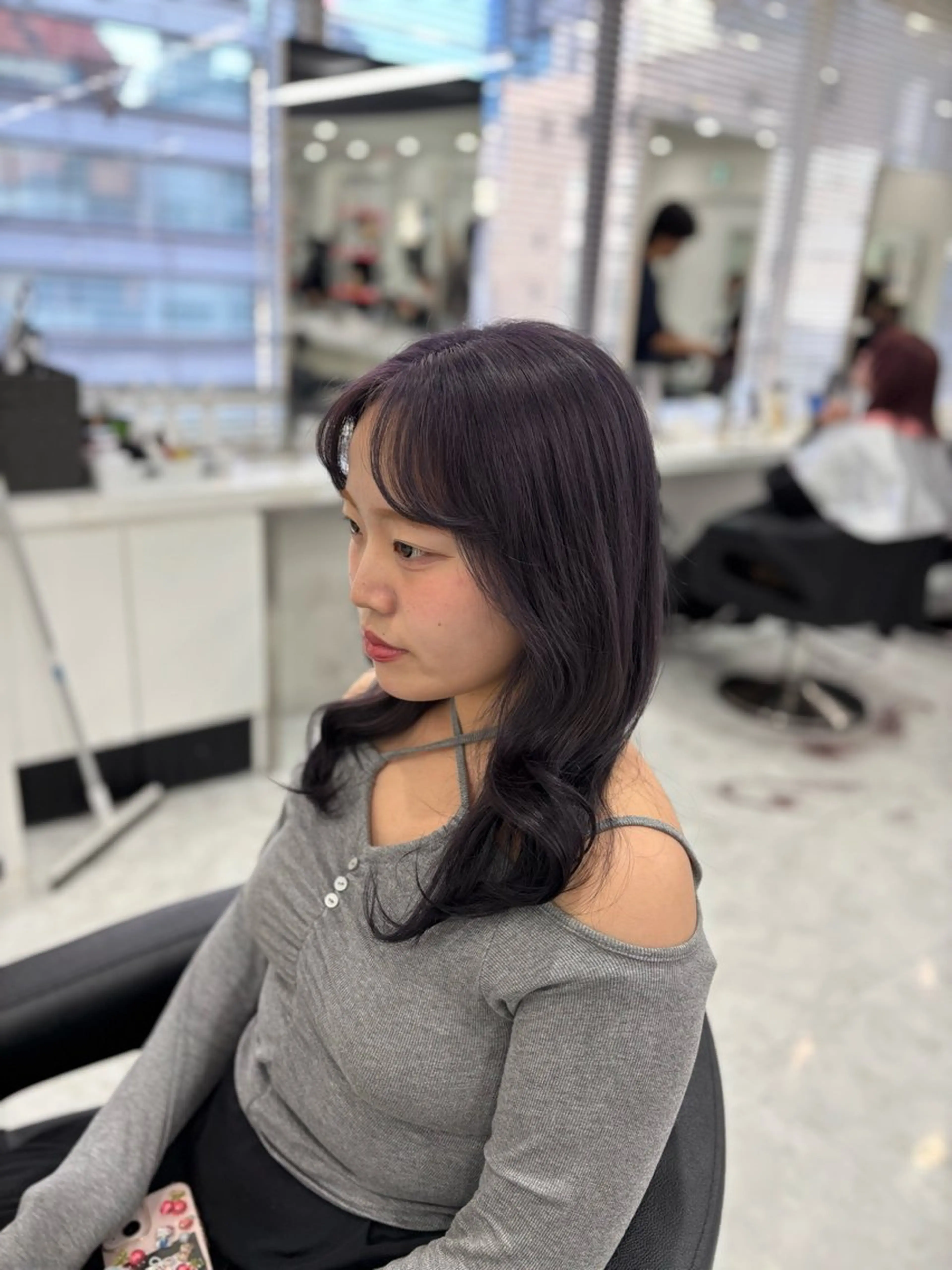 セミロング カラー カット ヘアカラー トリートメント 透明感💕今っぽ似合 わせ𝐍𝐨. 𝟏のヘアスタイル