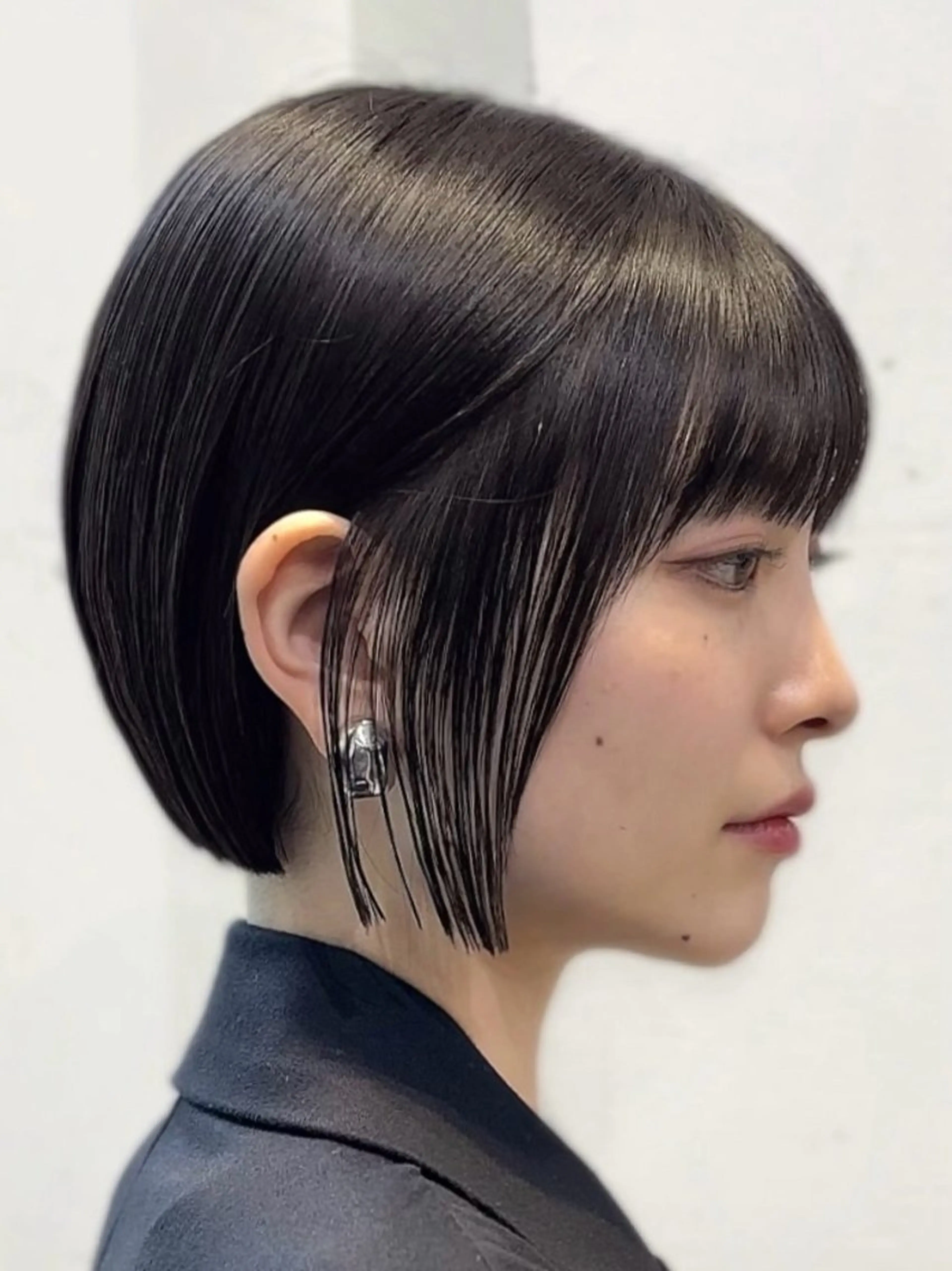 ショート ⭐️朝楽ボブパーマ ⭐️かえでのヘアスタイル