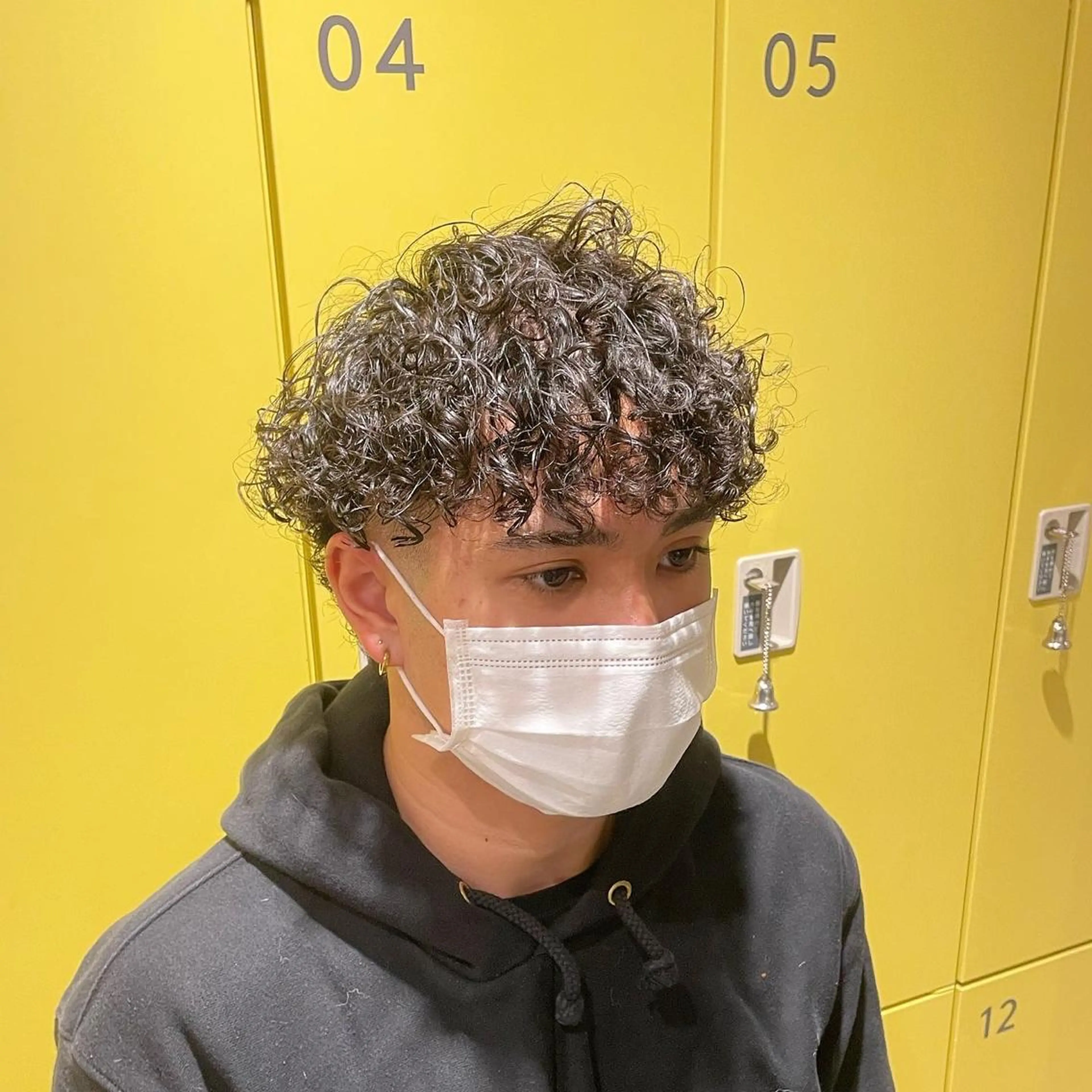 パーマ メンズ メンズパーマ Le'a所属・渋谷/フェード/ 國分 翔のヘアスタイル