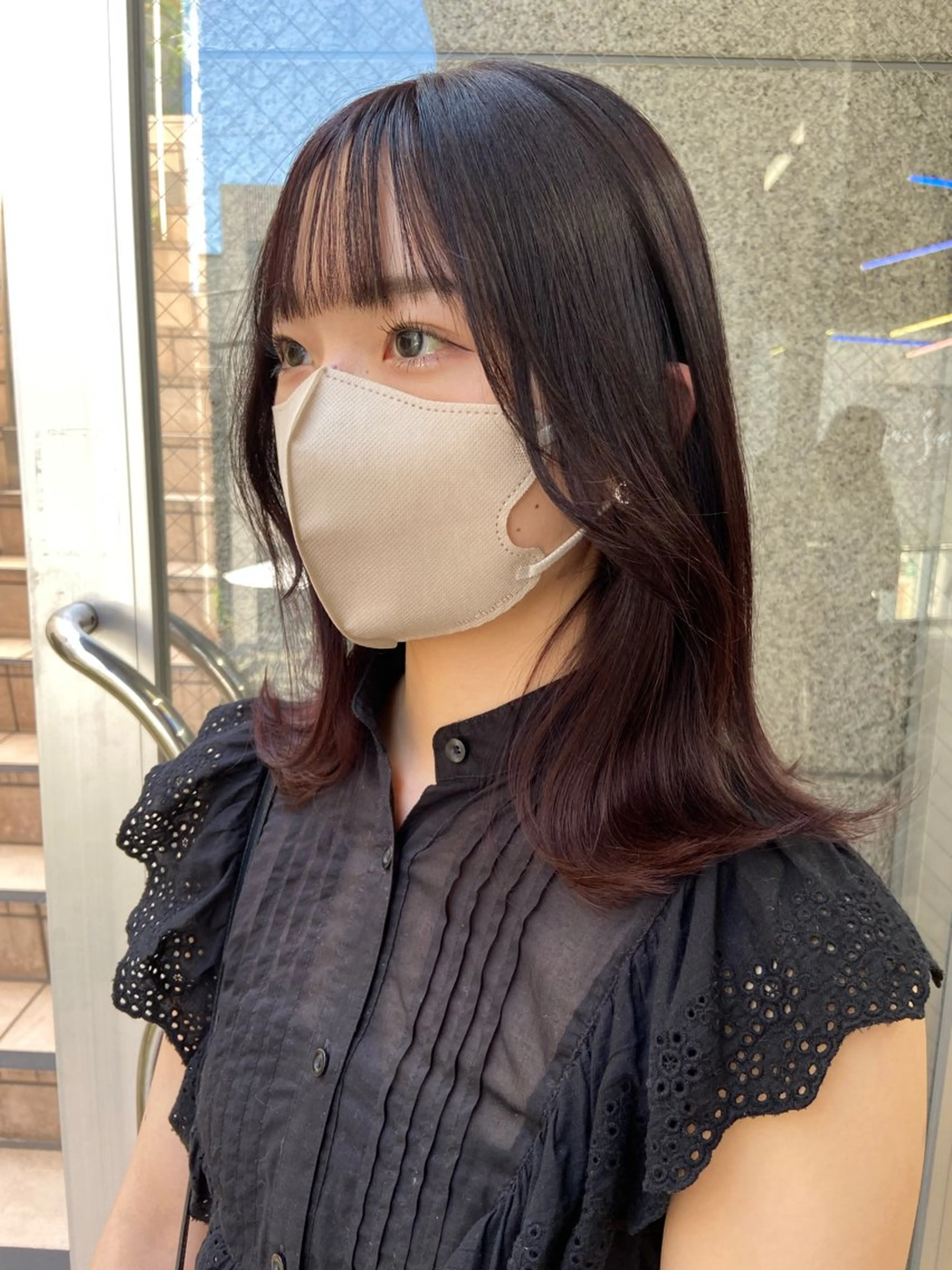 ミディアム カラー ☘️ブリーチ/ハイト ーン/レイヤー/のヘアスタイル