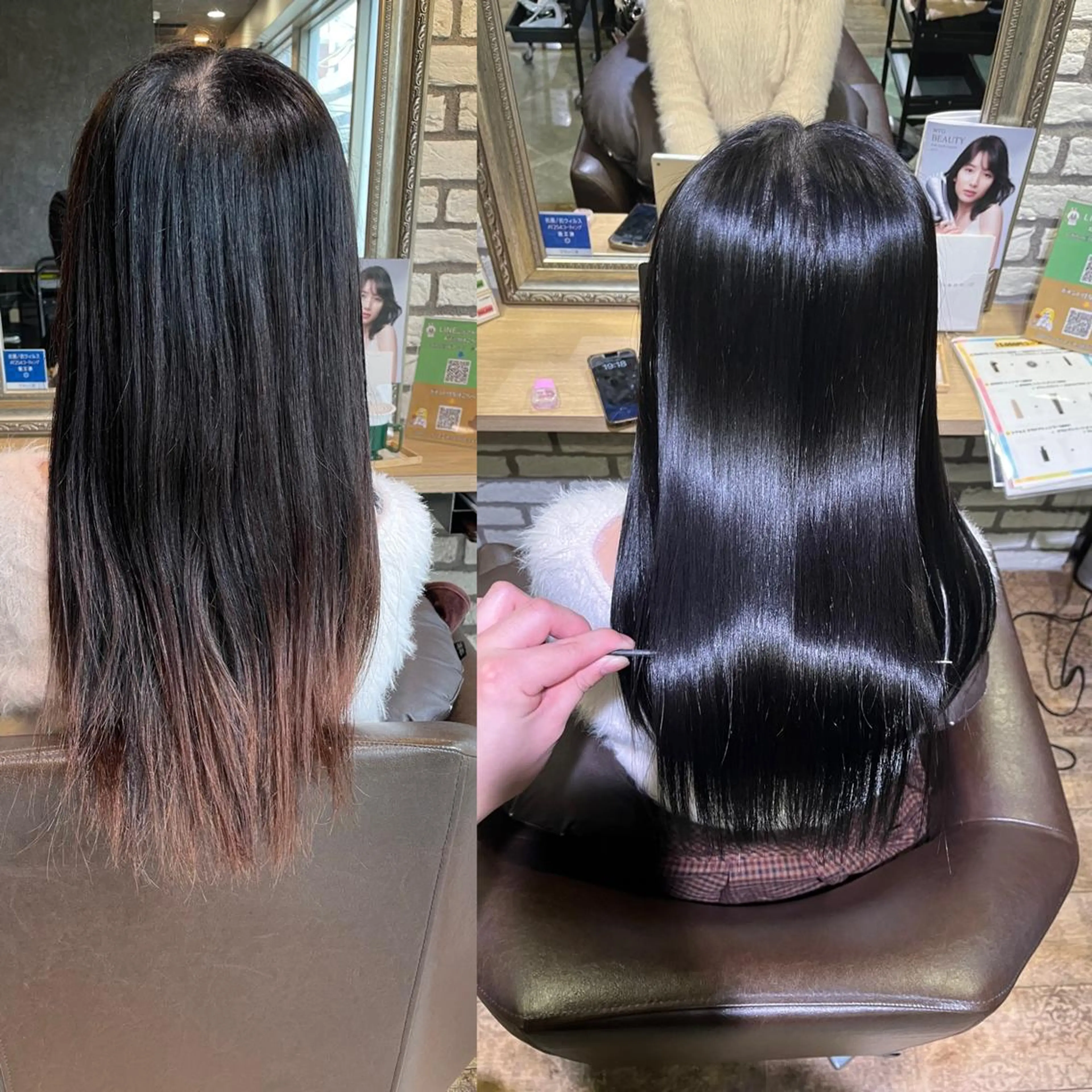 ロング 西中島エリアNo.1 ✨髪質改善ラビマーニのヘアスタイル