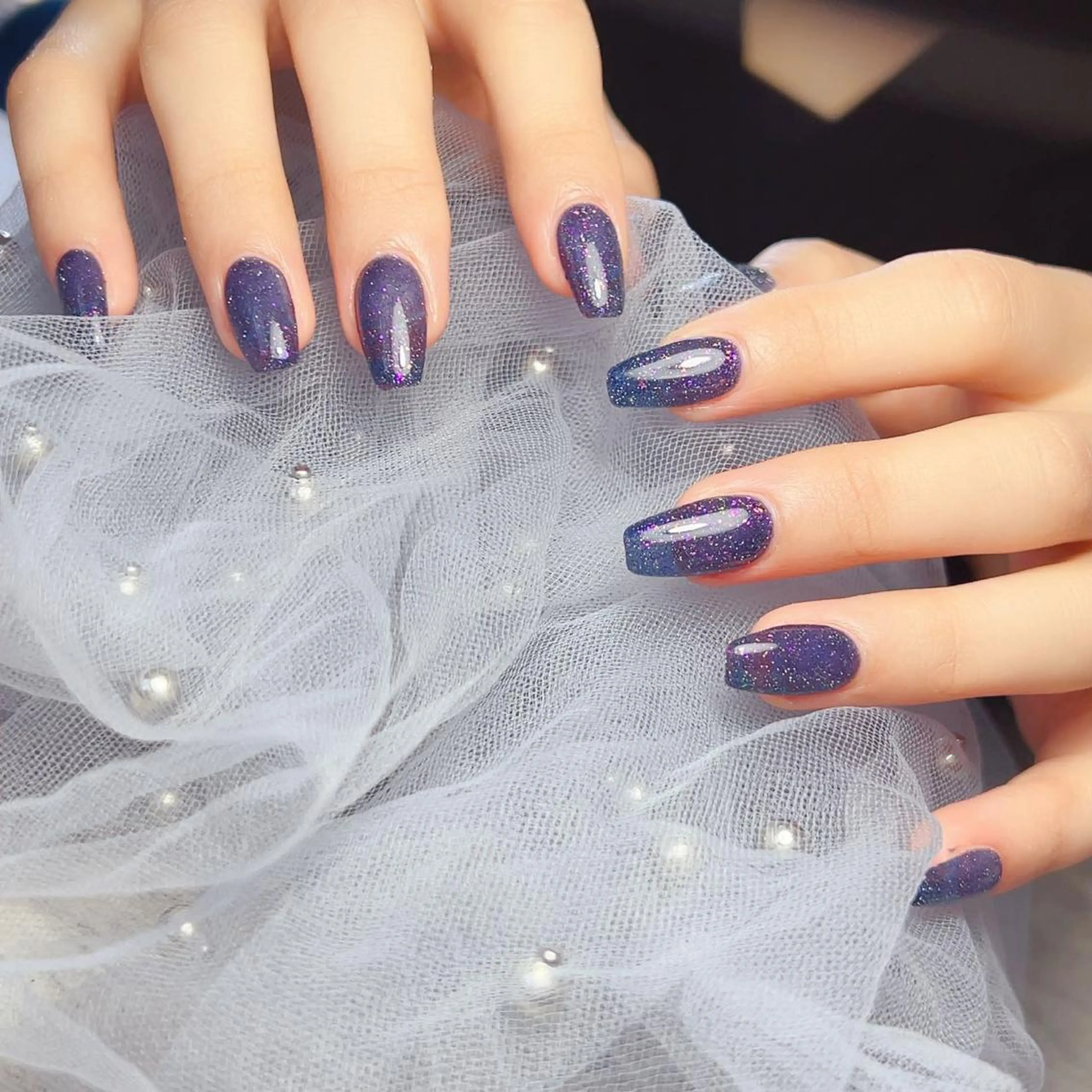 ミディアム めぐみのネイルサロン スタッフ練習のネイルデザイン