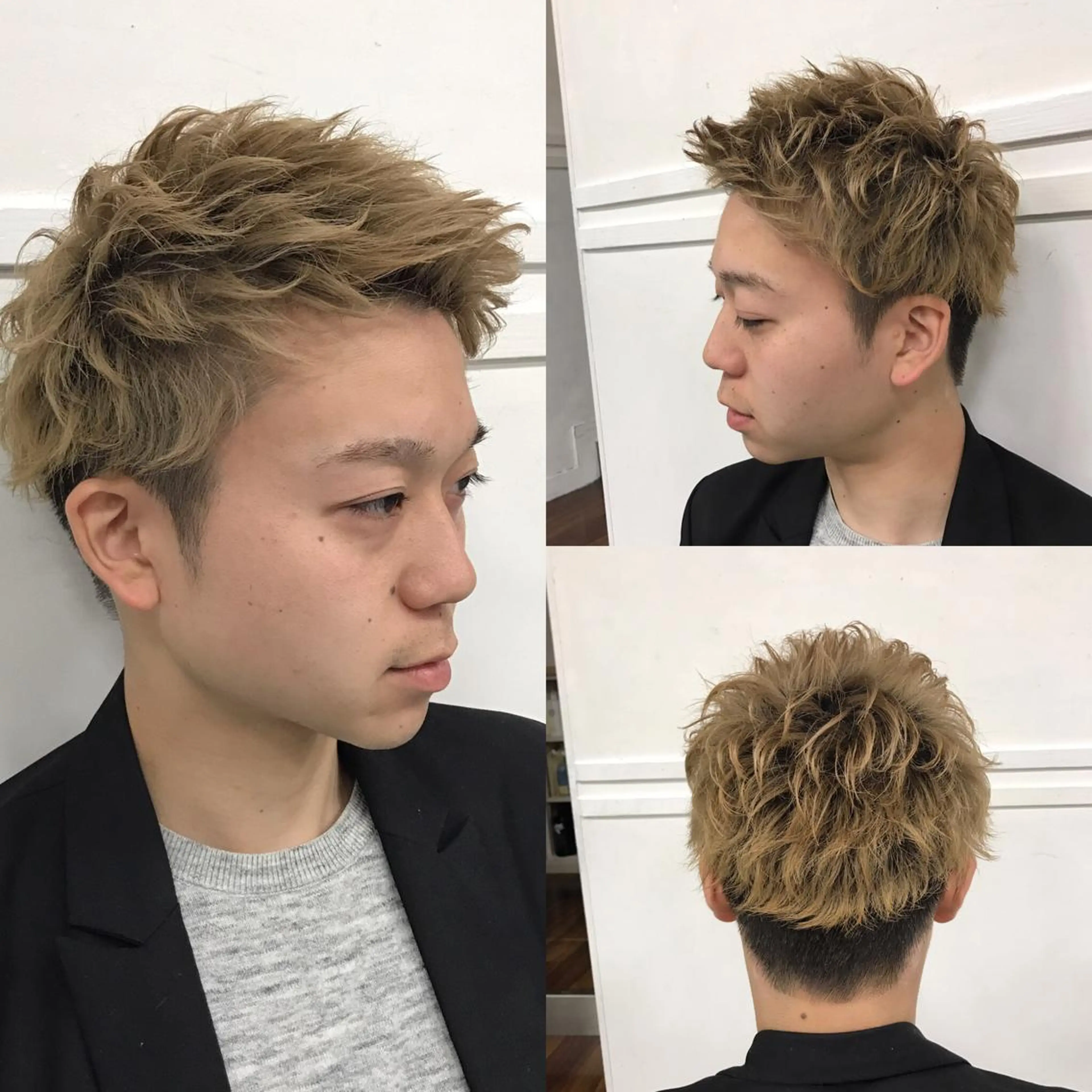 ショート メンズ 縮毛/レイヤー 韓国/橋口のヘアスタイル