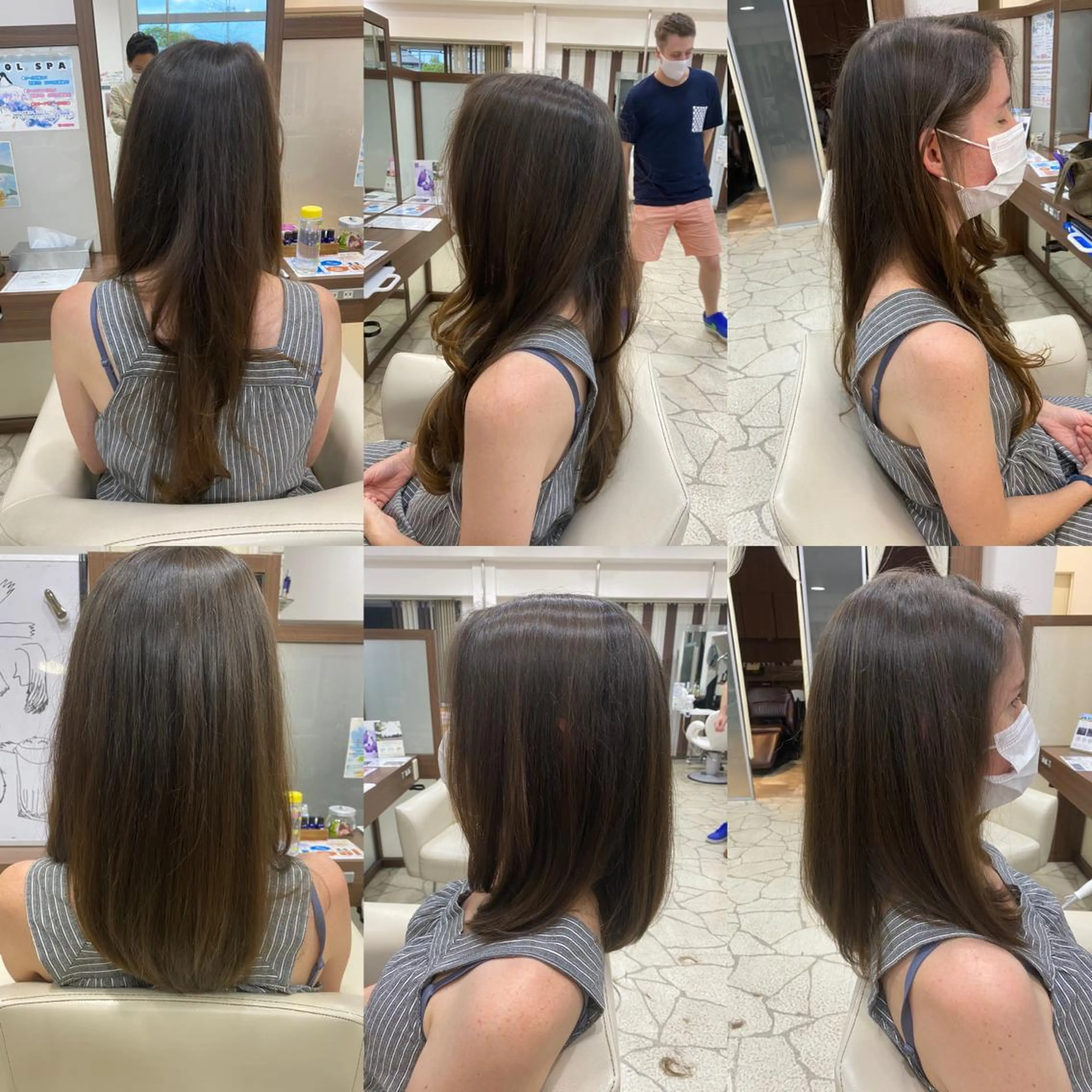 セミロング 北生駒☆カットが得意 鎌田フミヤのヘアスタイル