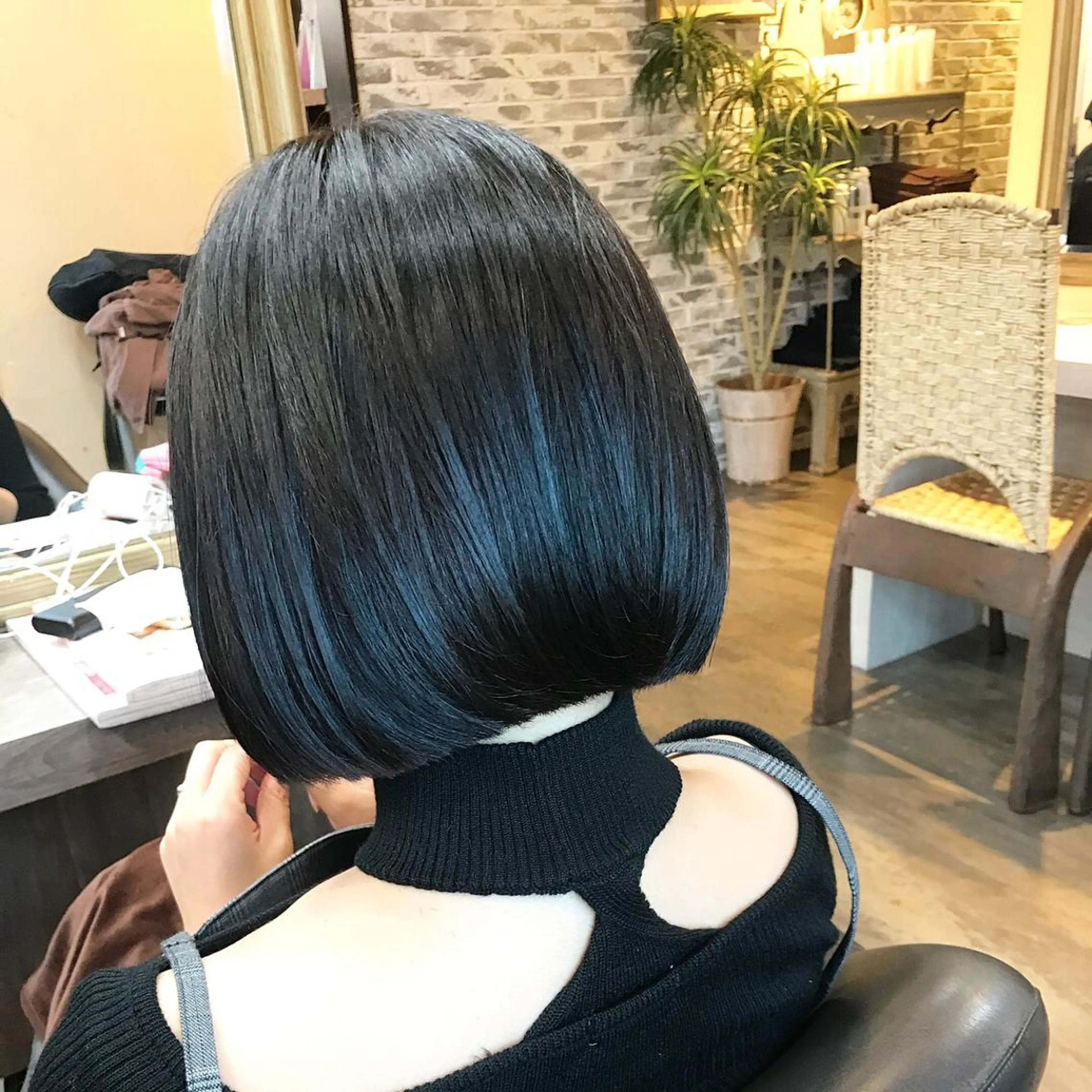 ショート ワンレンボブ ボブ ミモザワークス所属・ショートは任せて ミヤザキのヘアスタイル