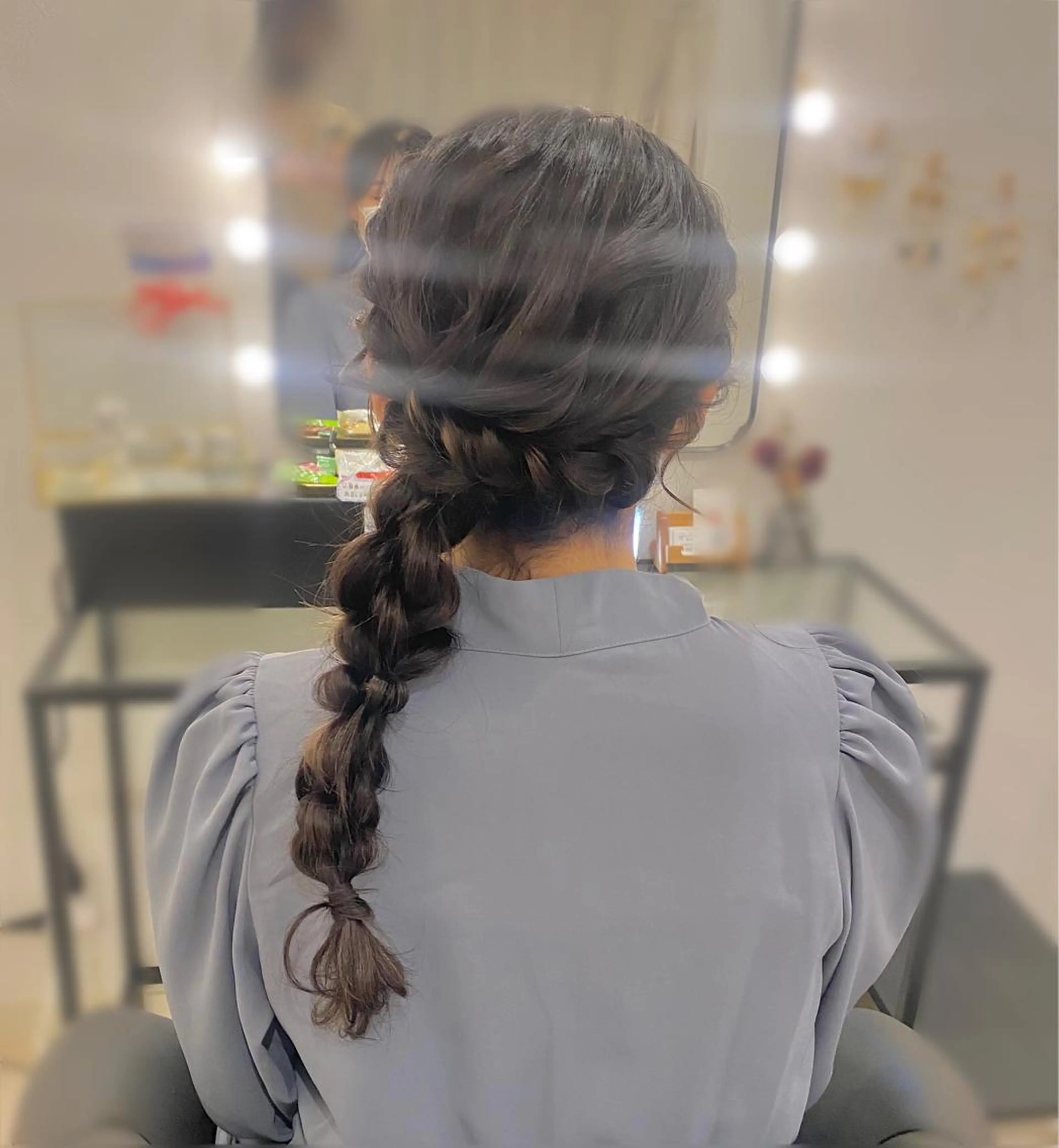 ロング ヘアアレンジ ヘアセット Mikazuki オーナーTeradaのマツエク・マツパデザイン