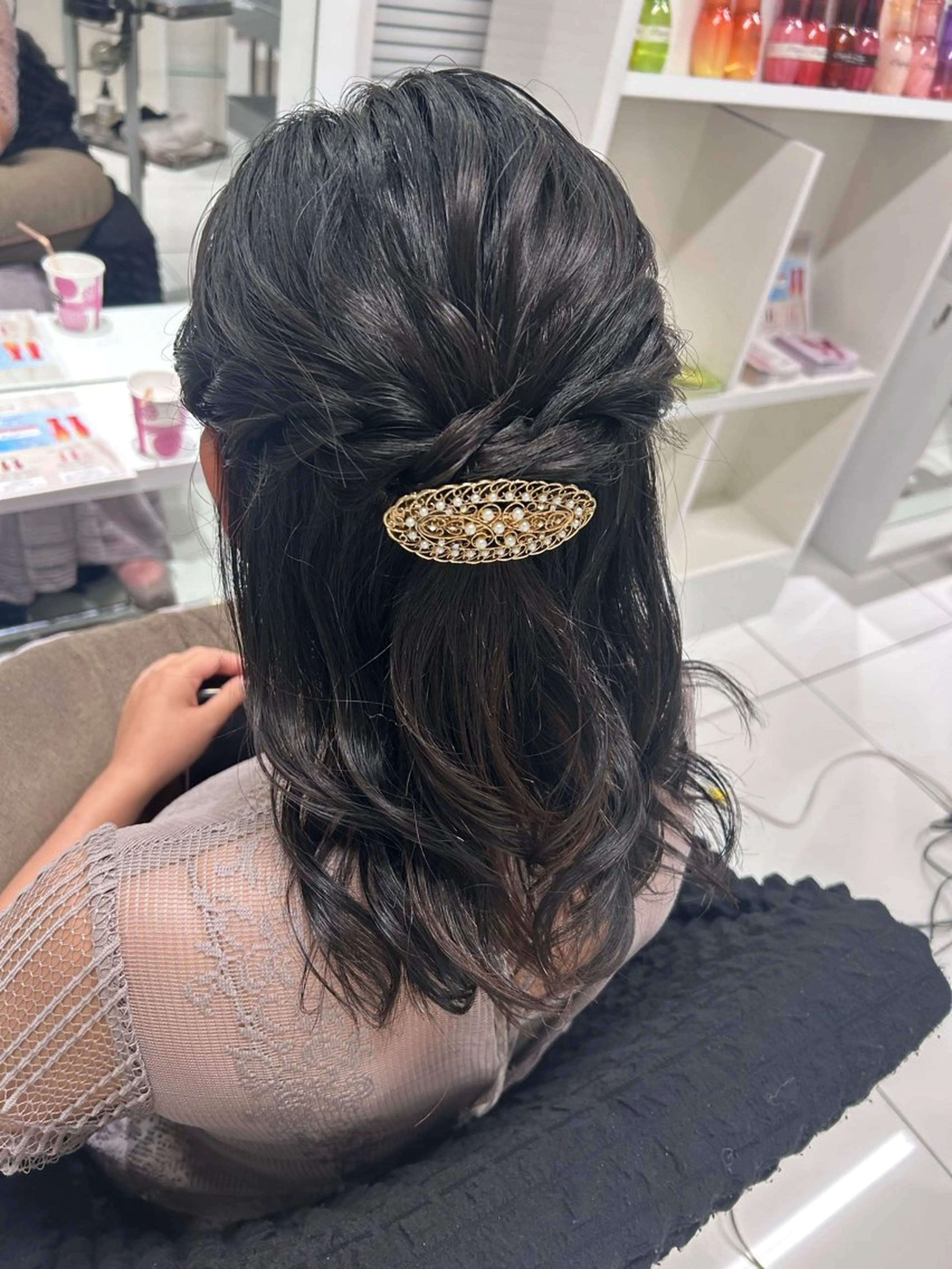 ヘアアレンジ 結婚式・ブライダル ボブ shizuna/平尾 /カラー/髪質改善のヘアスタイル